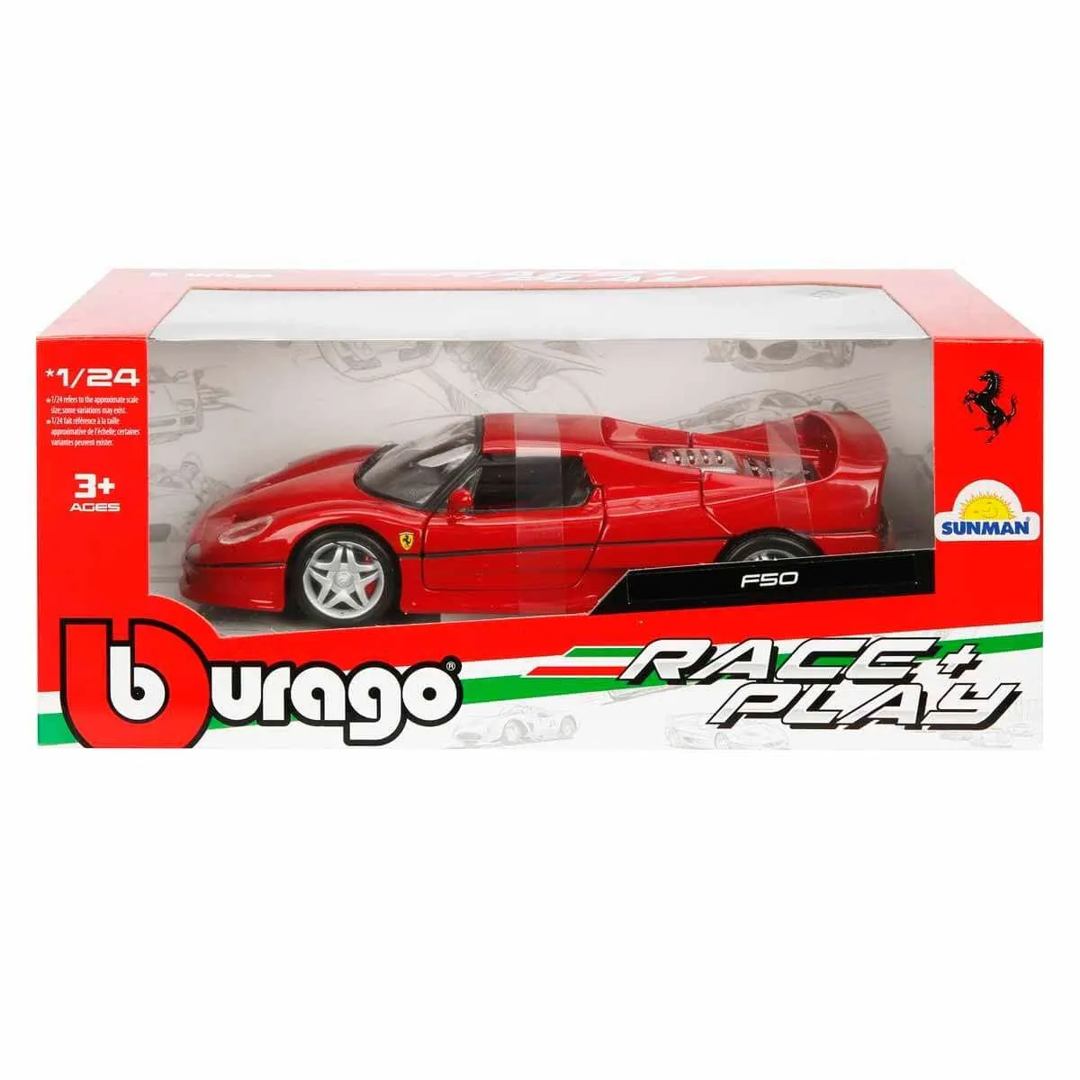 1:24 Ferrari F50 Araba -Sunman