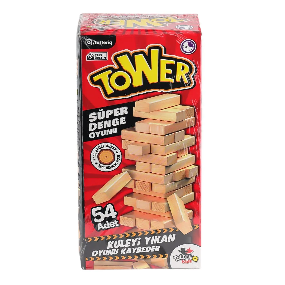 Tower Denge Oyunu 54 Parça -Totteriq