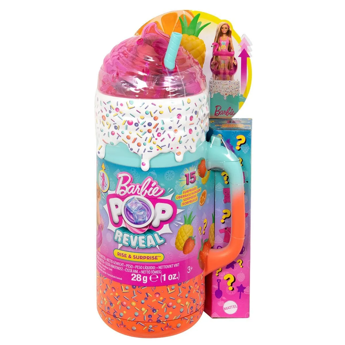 Barbie Pop Reveal Sürprizli Bardak Oyun Seti