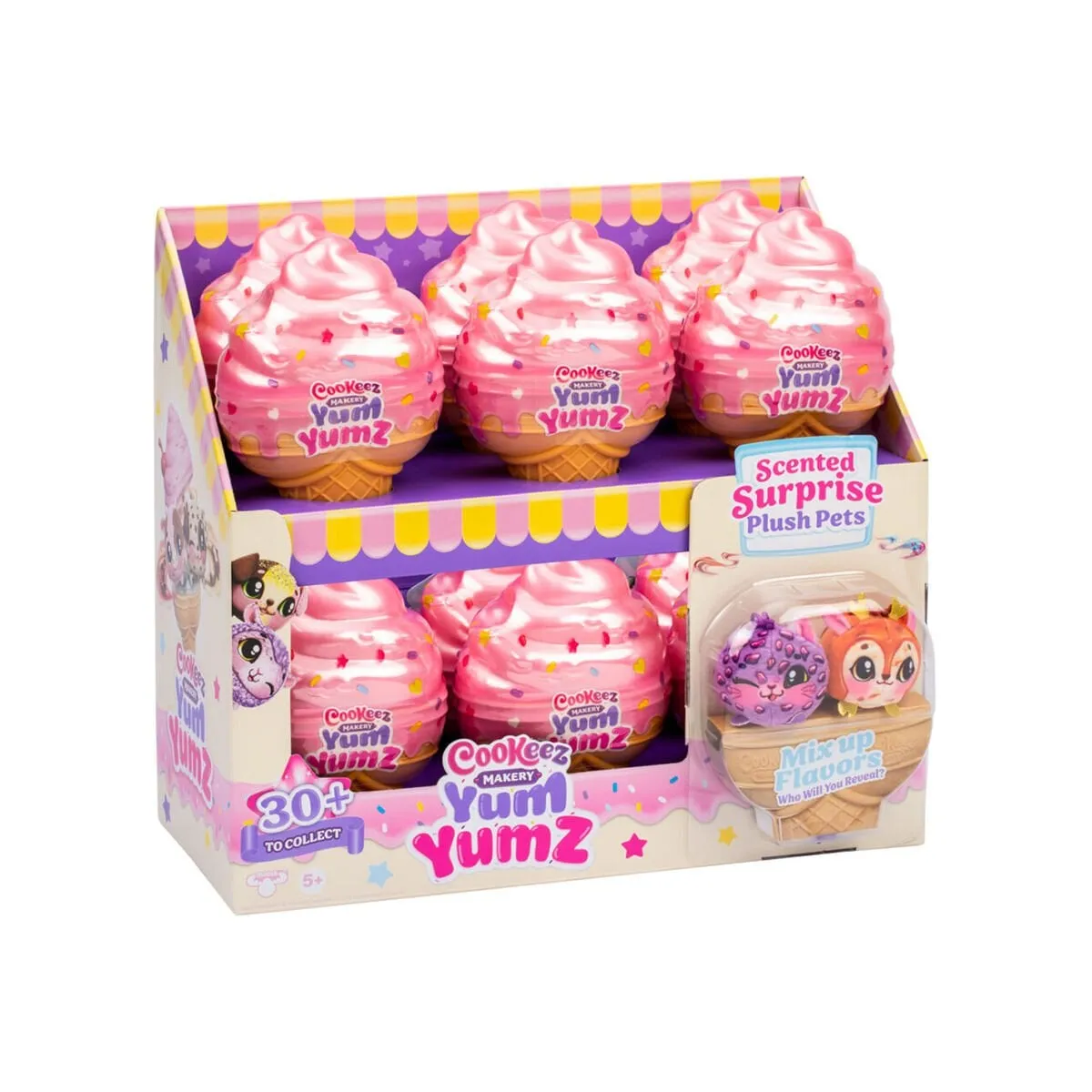 Cookeez Makery Yum Yumz Dondurma İkili Paket Kokulu Peluş