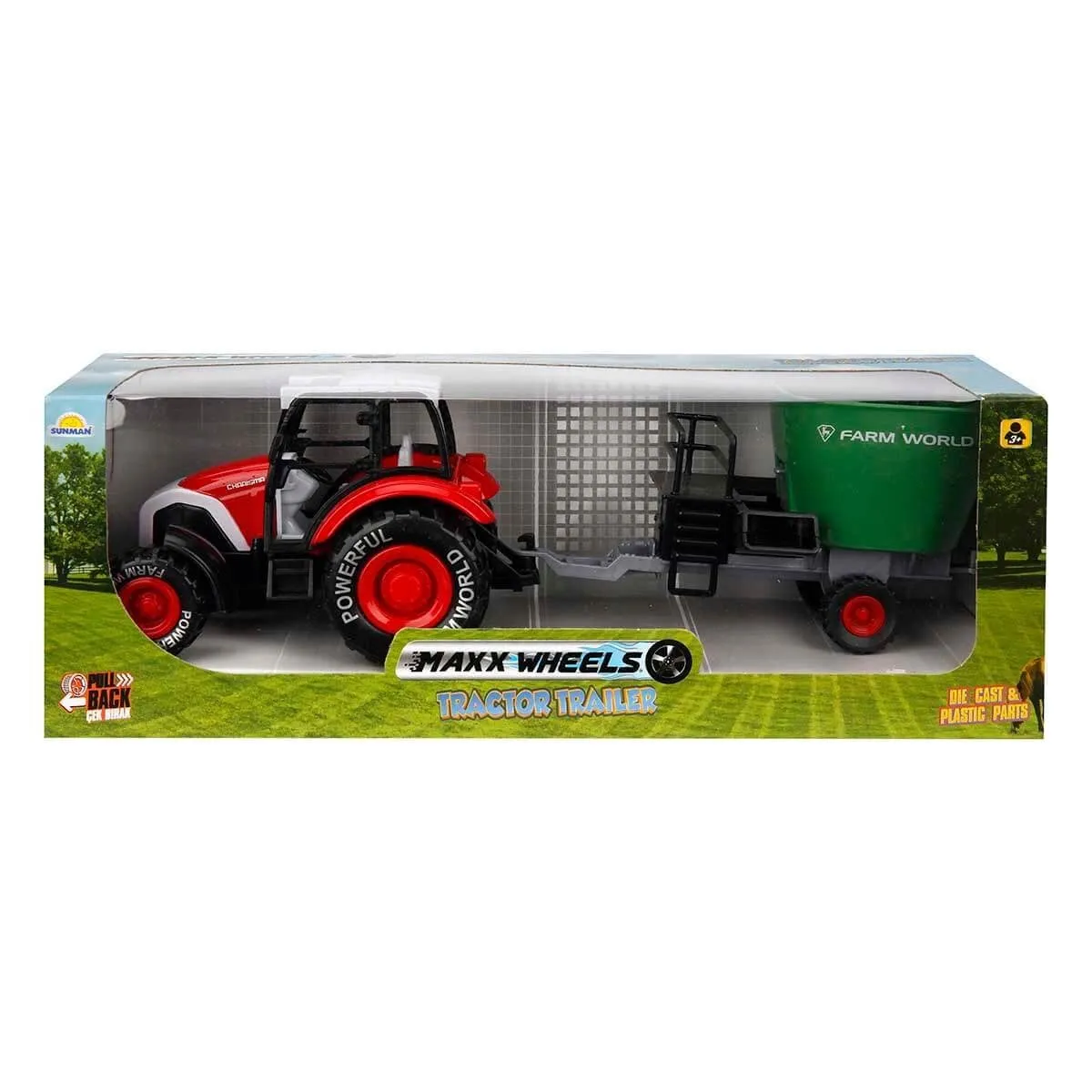 Maxx Wheels Traktör Çiftlik Aracı — görsel 3