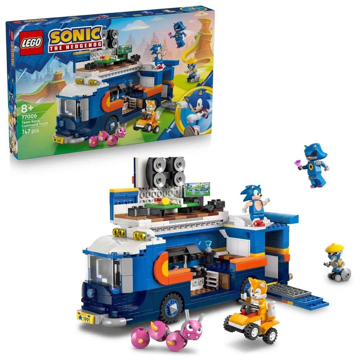 LEGO® Sonic the Hedgehog™ Sonic Takımı Komuta Kamyonu 747 parça +8 yaş