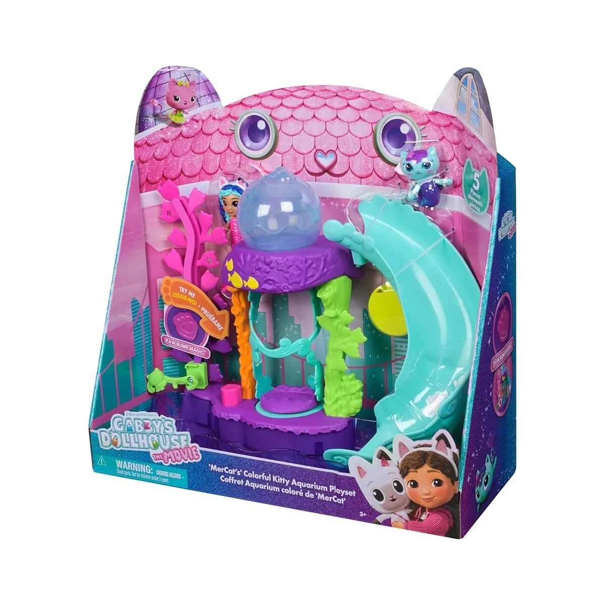 Figür Oyun Set Gabby S Dollhouse Renkli Akvaryum 12PRÇ.