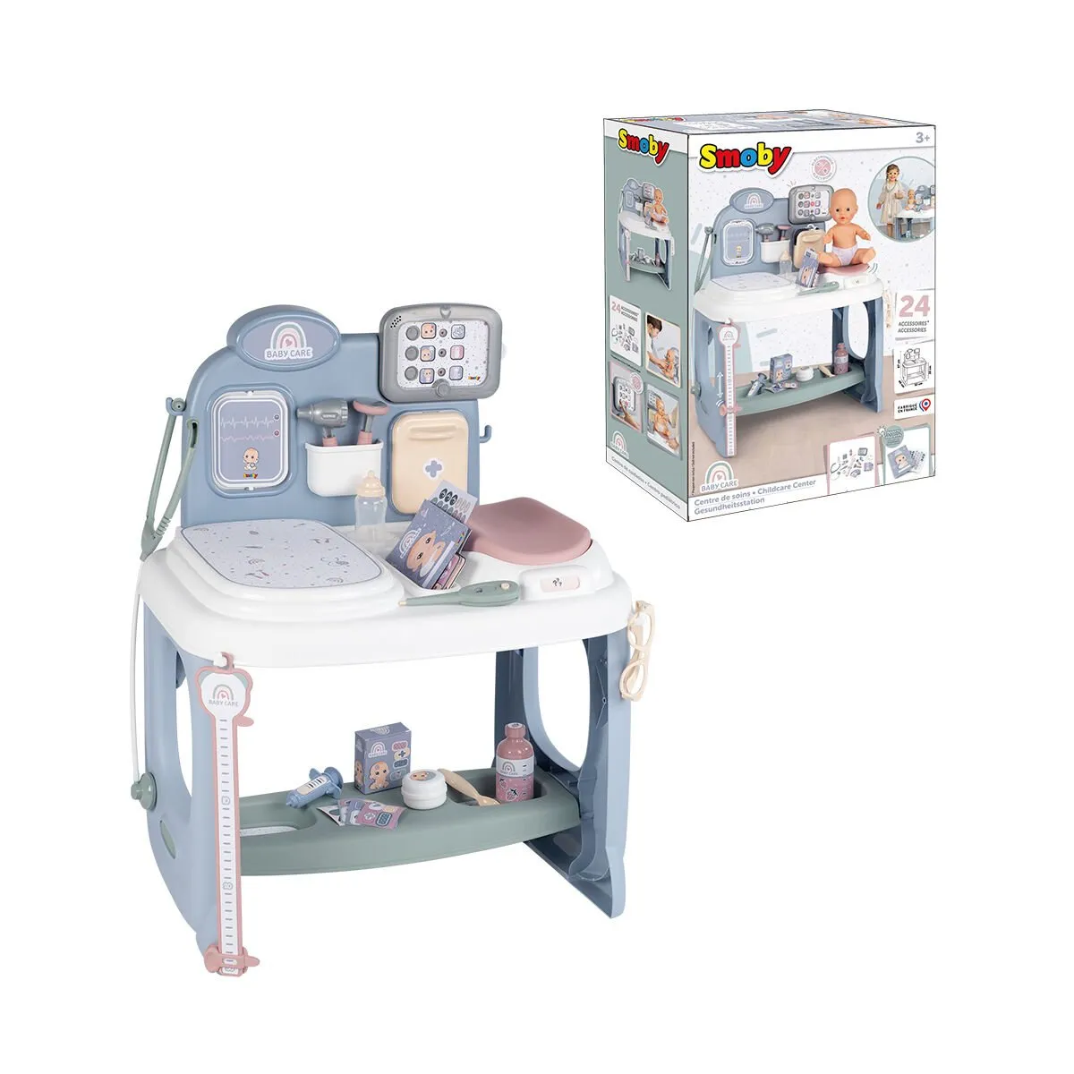 Smoby Baby Care Bebek Bakım Merkezi Oyun Seti +3 yaş