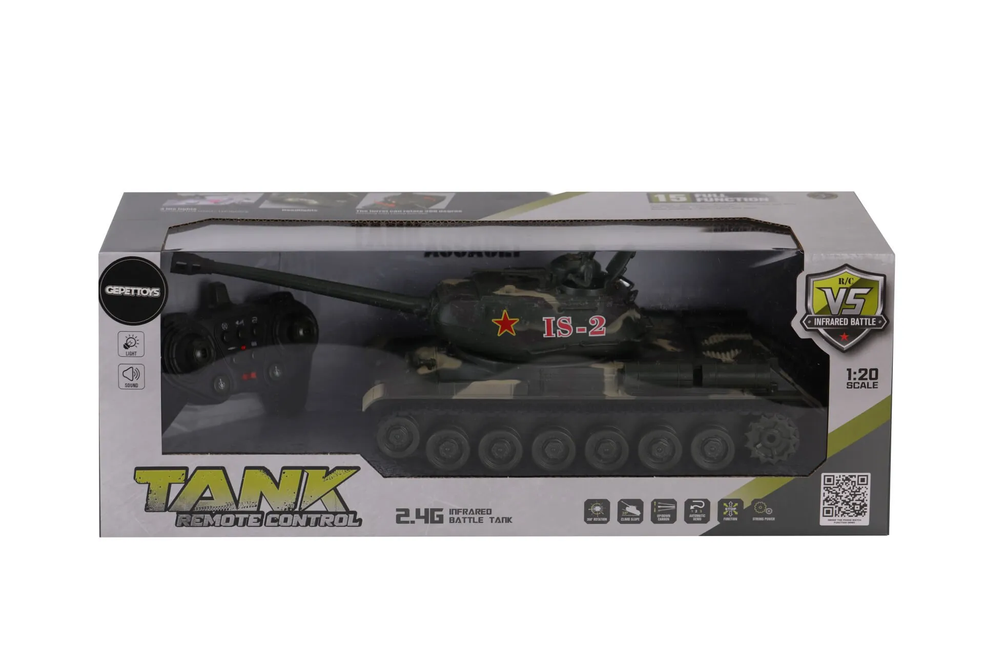 2 4G Kontrol 15 Fonksiyonlu Uk Tank — görsel 2