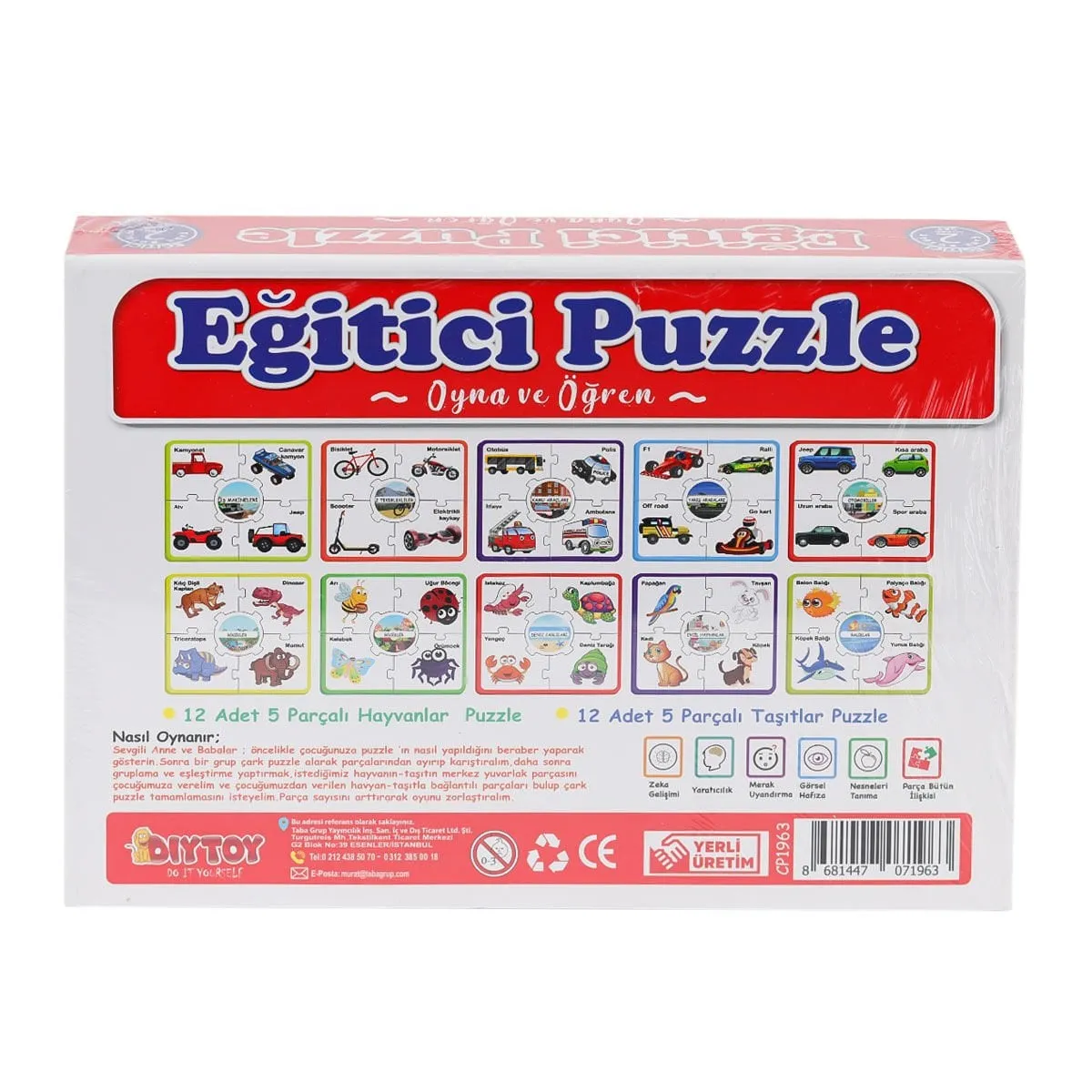 Çark Puzzle Hayvanlar — görsel 2