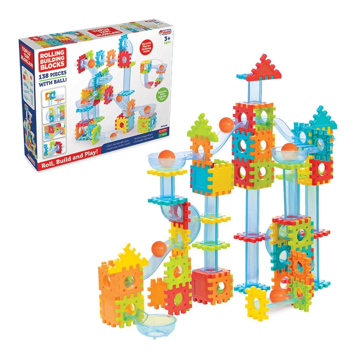 Toplu Yapı Blokları 138 Parça -Fentoys