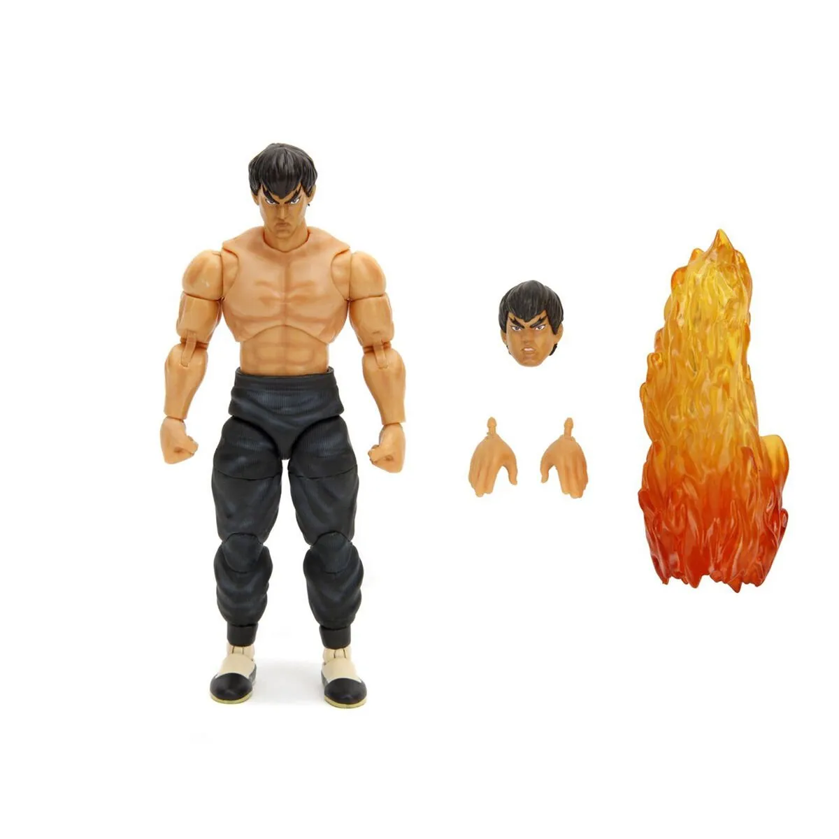 Street Fighter II Fei-Long 6 Figure Figür — görsel 2