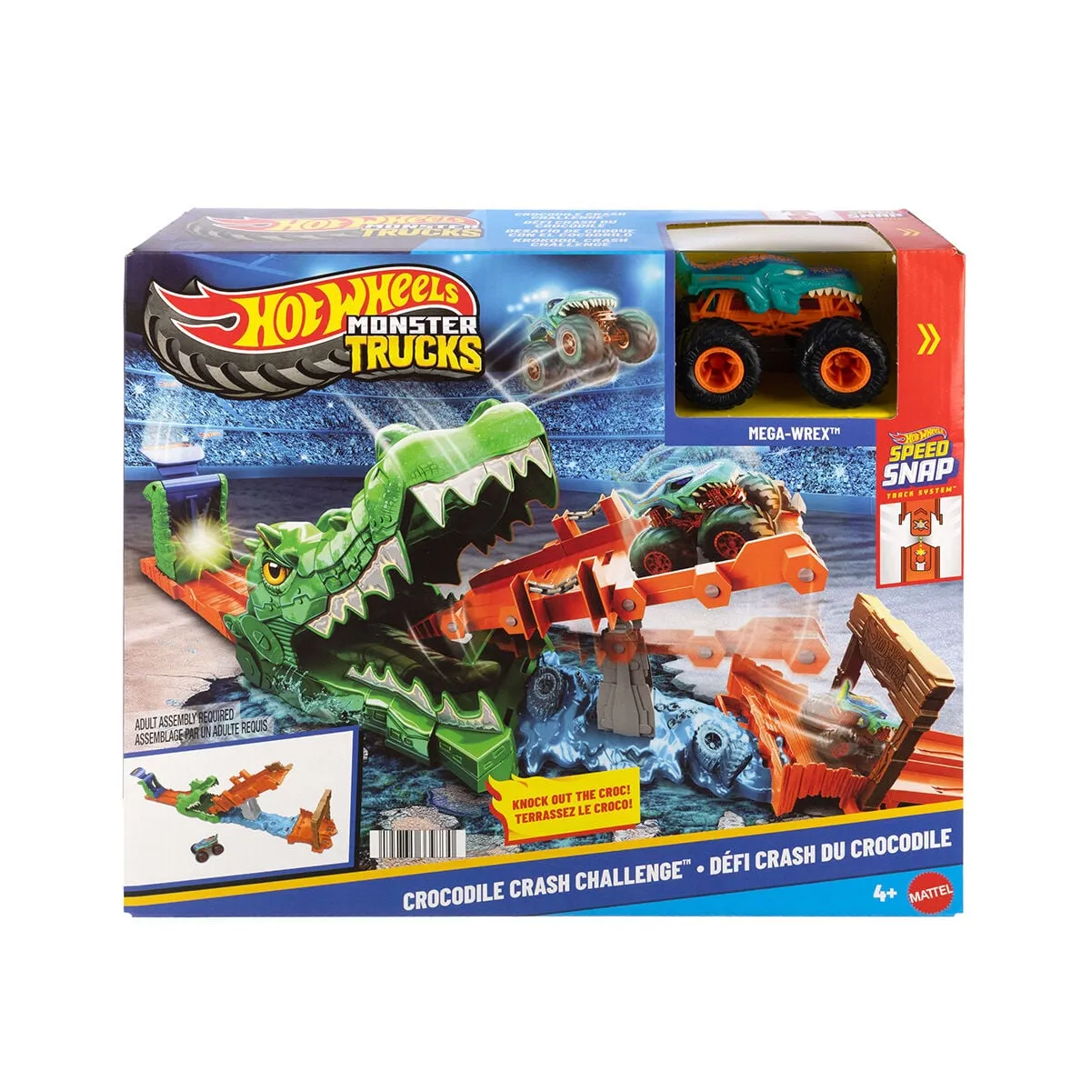 Hot Wheels Monster Trucks Mega-Wrex Timsah Devir Oyun Seti — görsel 6