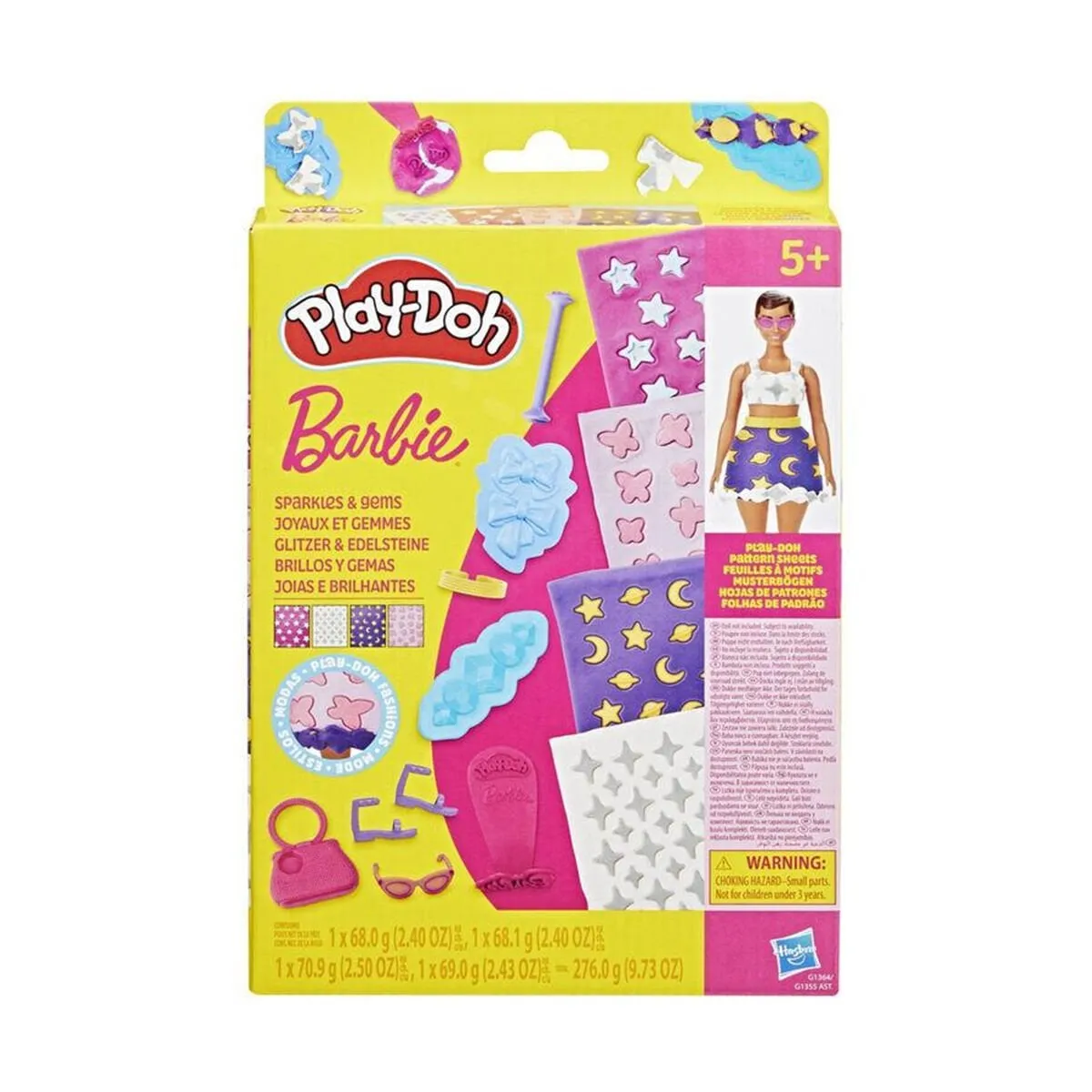 Play-Doh Barbie Designer Desen Paketi Hamur Oyun Seti +3 yaş — görsel 7