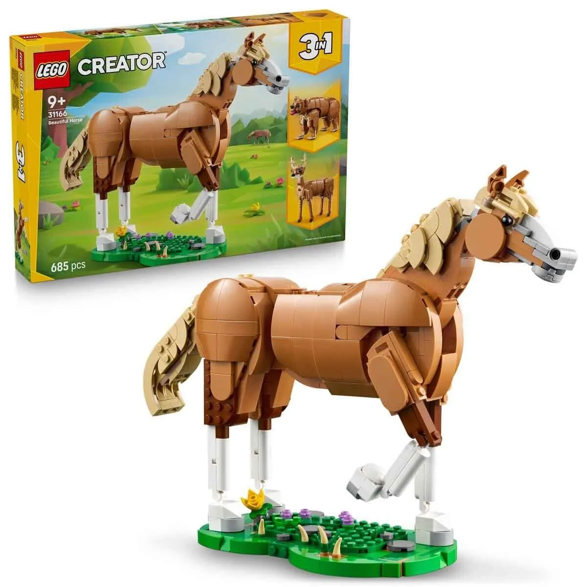 Lego Creator 3in1 - Güzel  At 685 parça +9 yaş