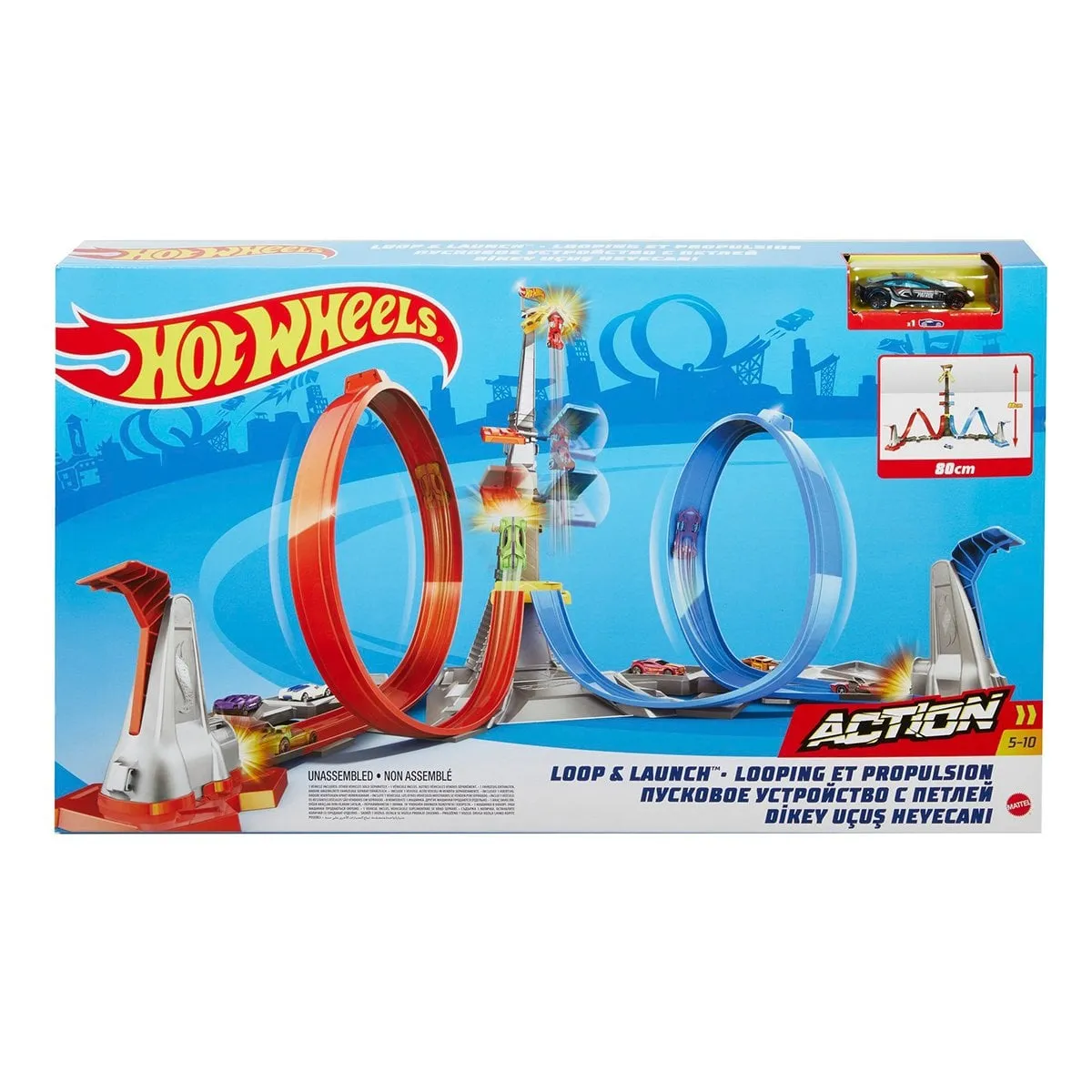 Hot Wheels Dikey Uçuş Heyecan Yarış Seti