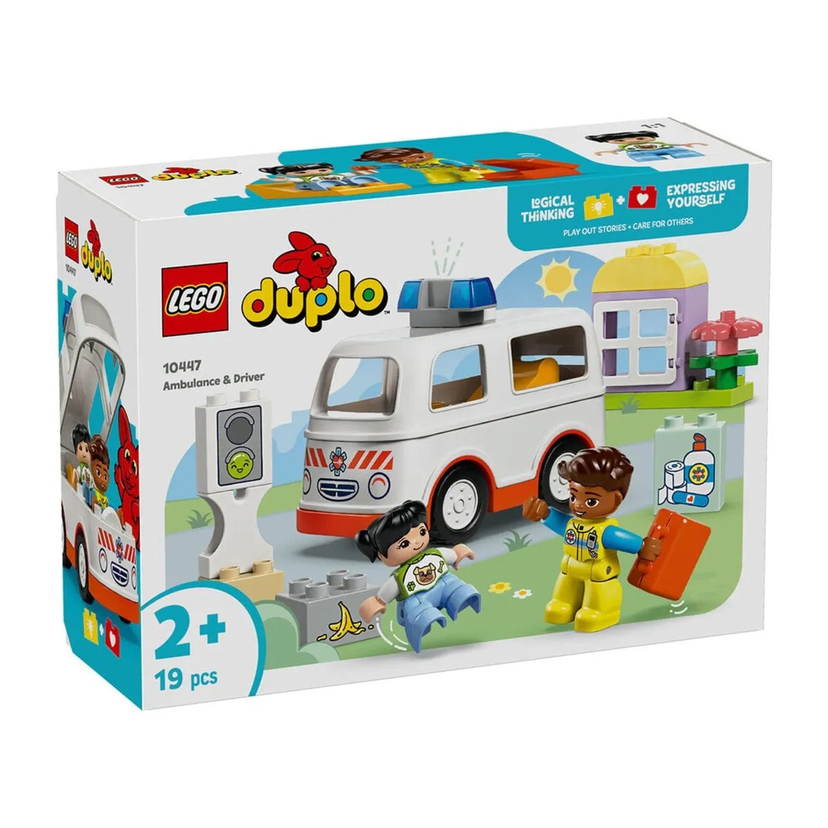 Lego Duplo Ambulans ve Sürücü 19 parça +2 yaş