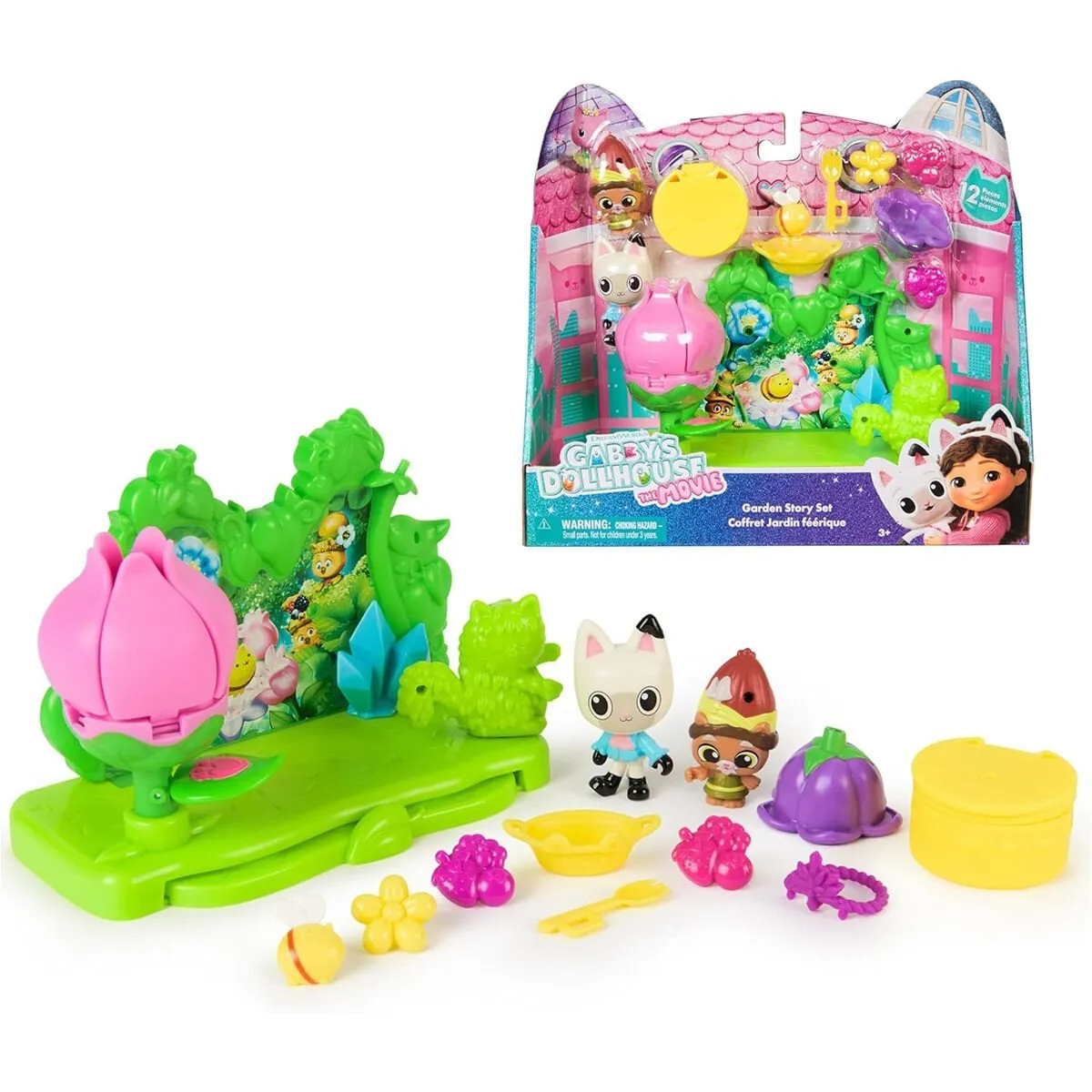 Figür Set Gabby S Dollhouse Bahçe Seti 12 Prç.