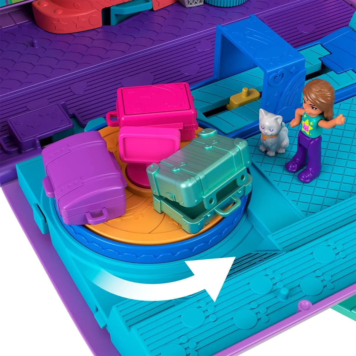 Polly Pocket Adventures in Rio Uçak Oyun Seti — görsel 5