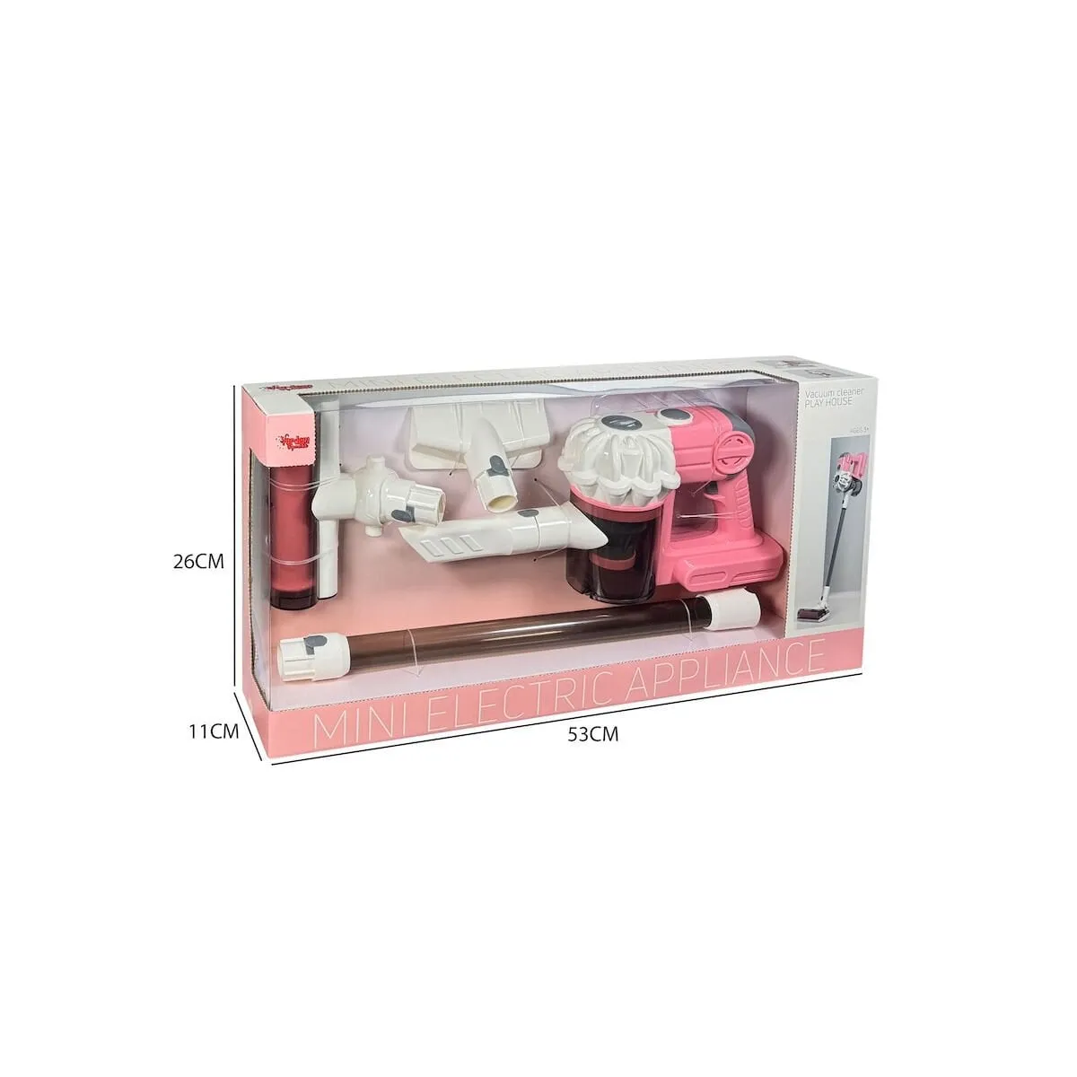 Dikey Elektrik Süpürgesi Pembe