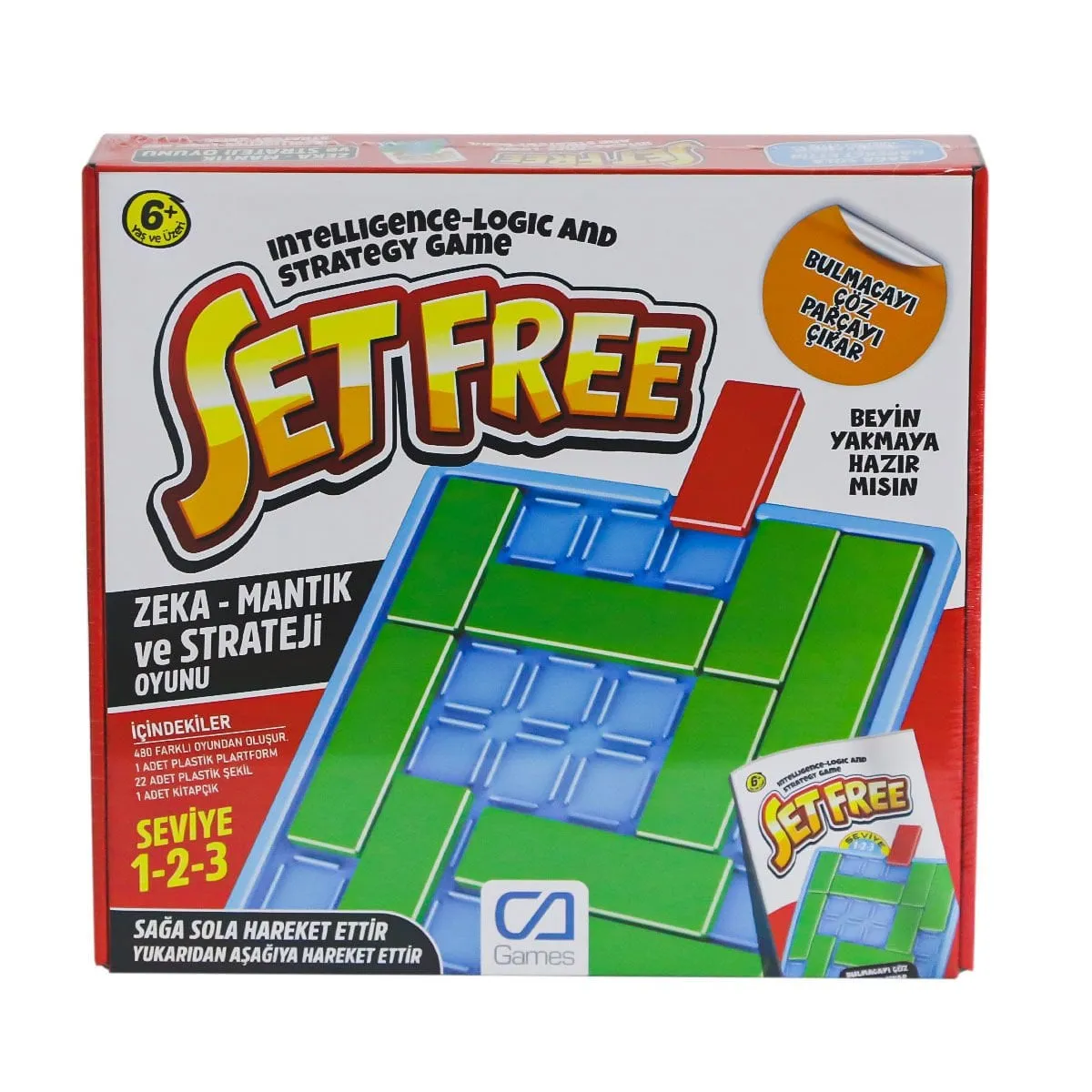 CAPLS-5264 Setfree Zeka, Mantık ve Strateji Oyunu -CaGames