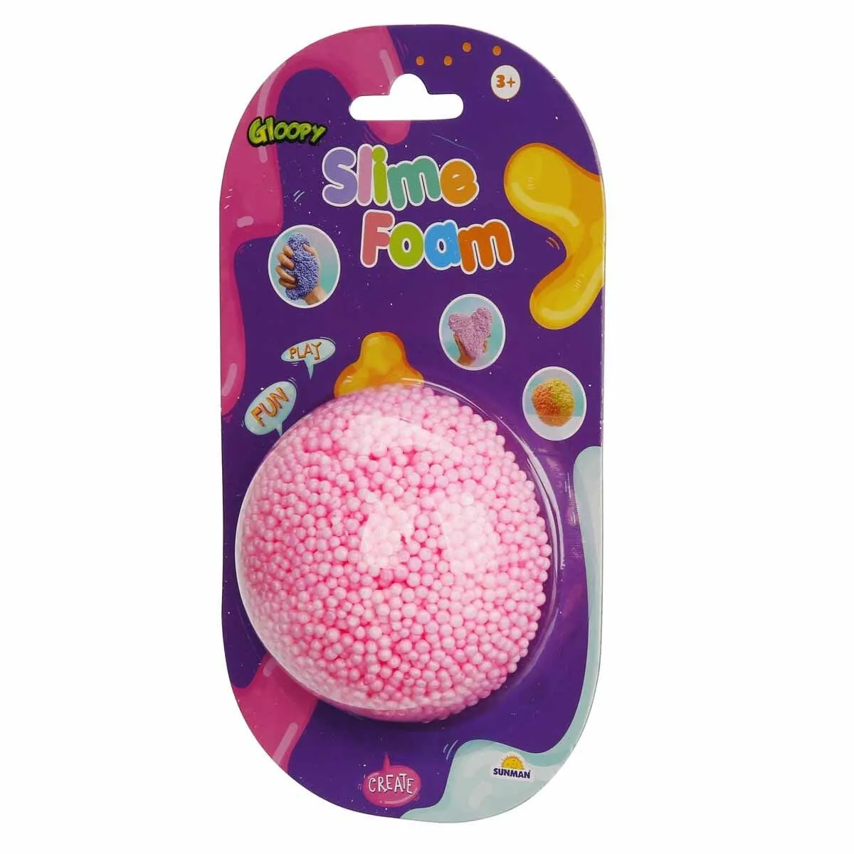 Gloopy Pembe Köpük Slime — görsel 2