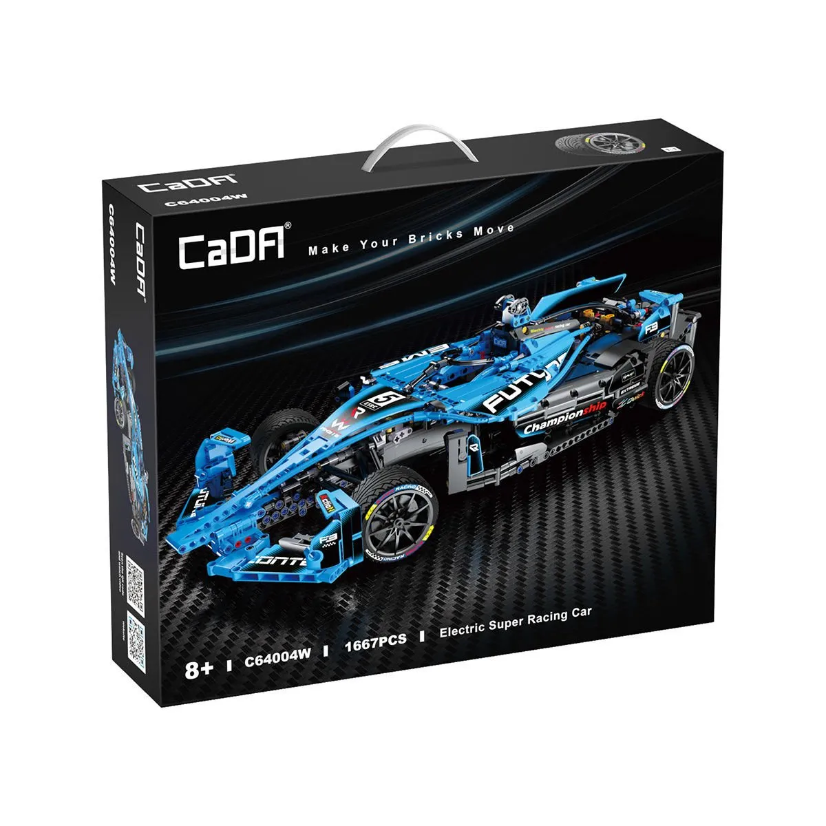 Cada Electric Racing Super Car Blok Seti 1667 Parça -Vagon life