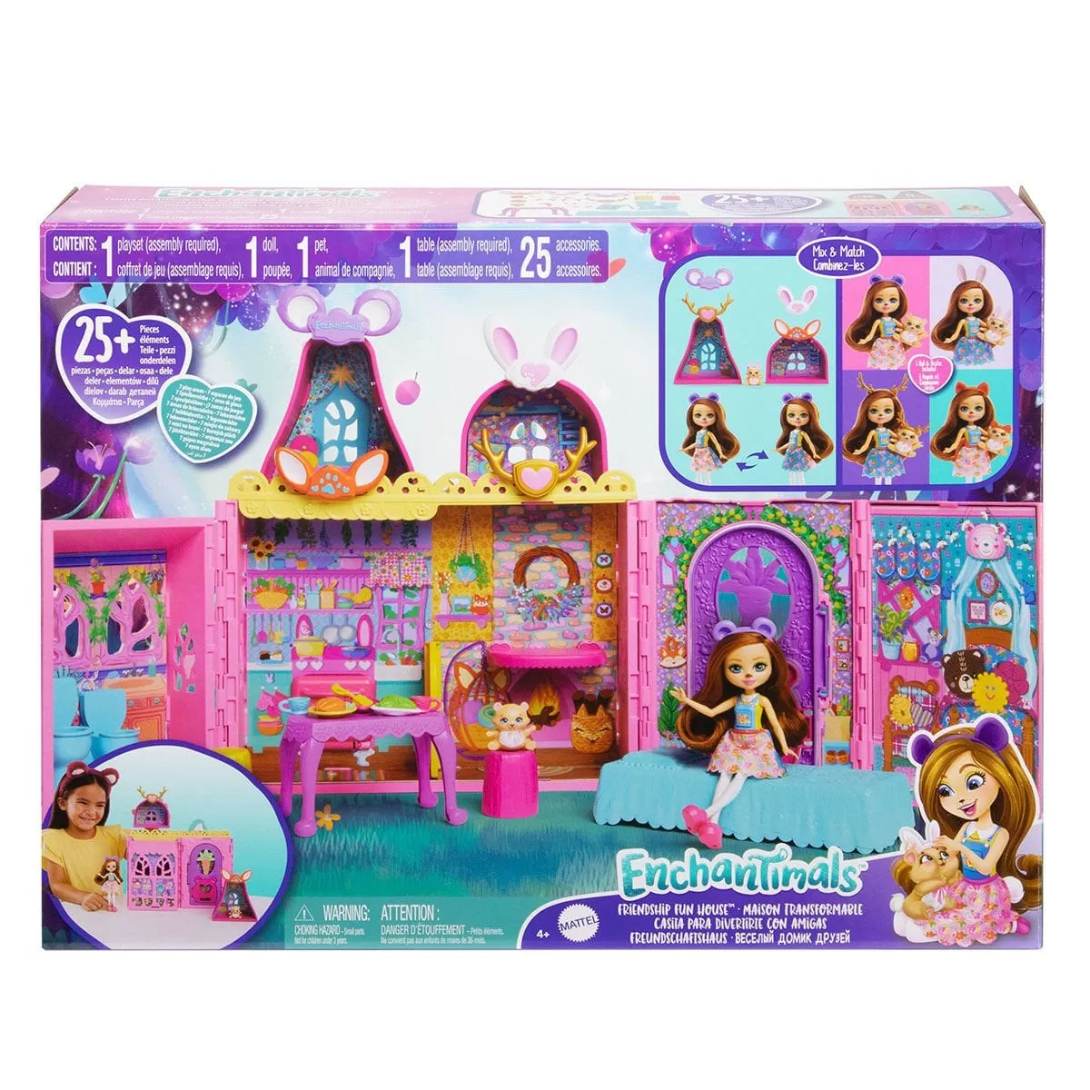 Enchantimals Ana Karakter Bebekler Evi