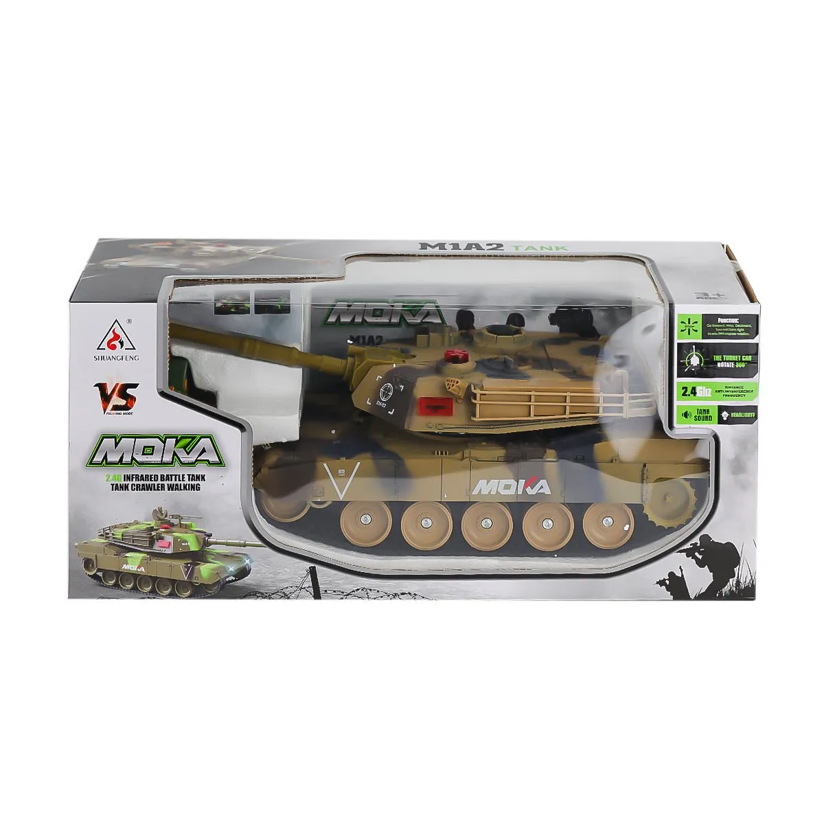 Kumandalı Sesli Şarjlı Büyük Boy Tank