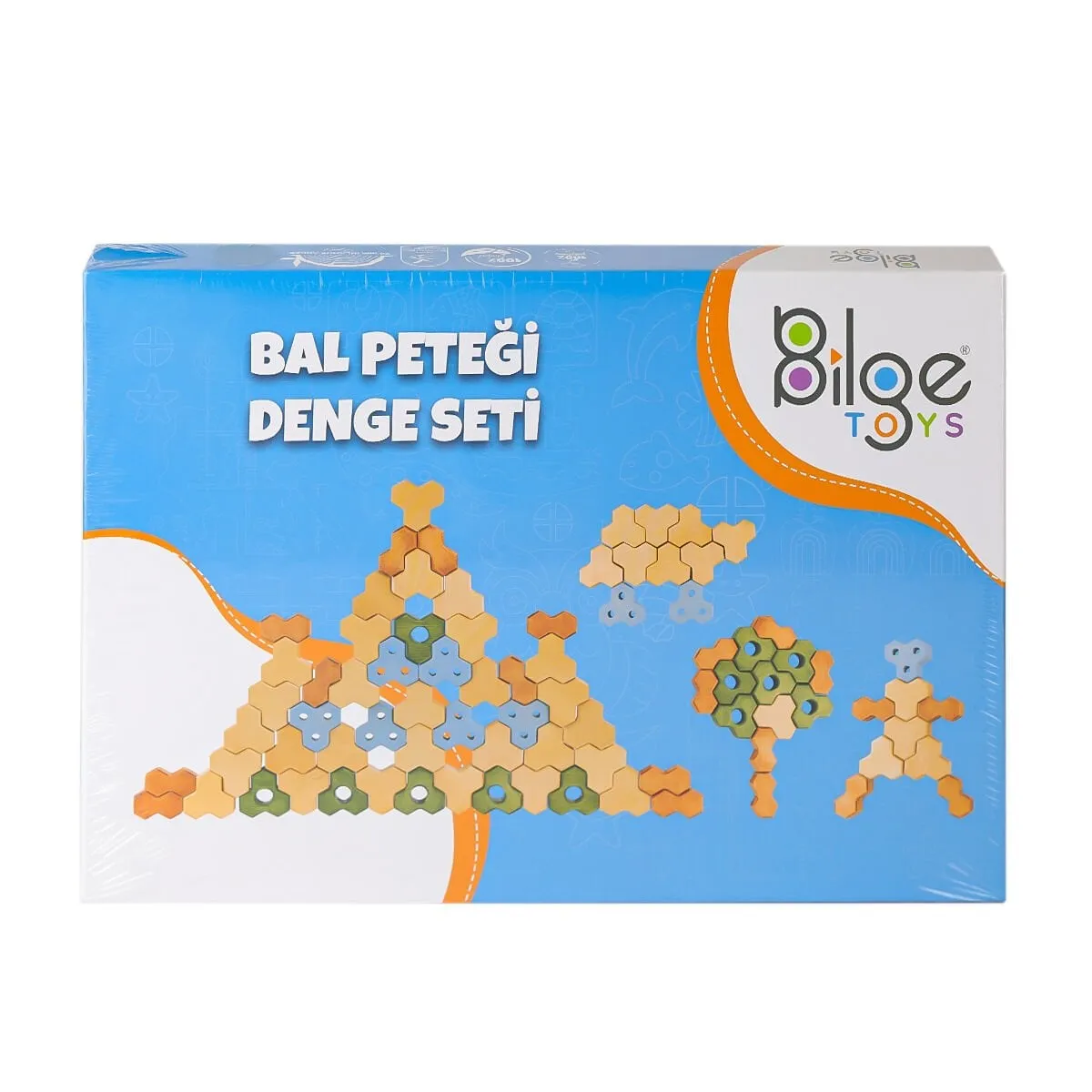 106A Bal Peteği Ahşap Denge Oyunu