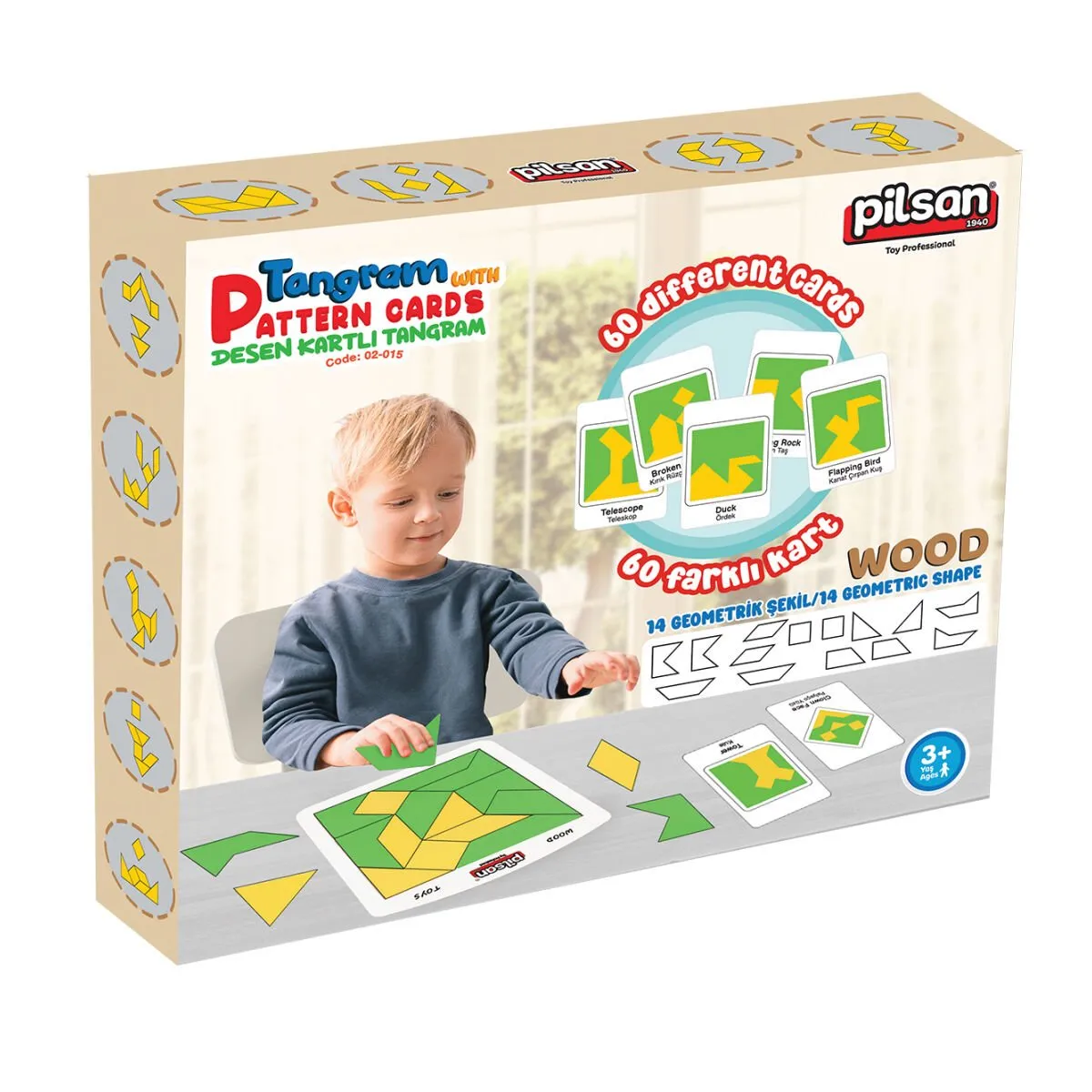Desen Kartlı Tangram — görsel 2