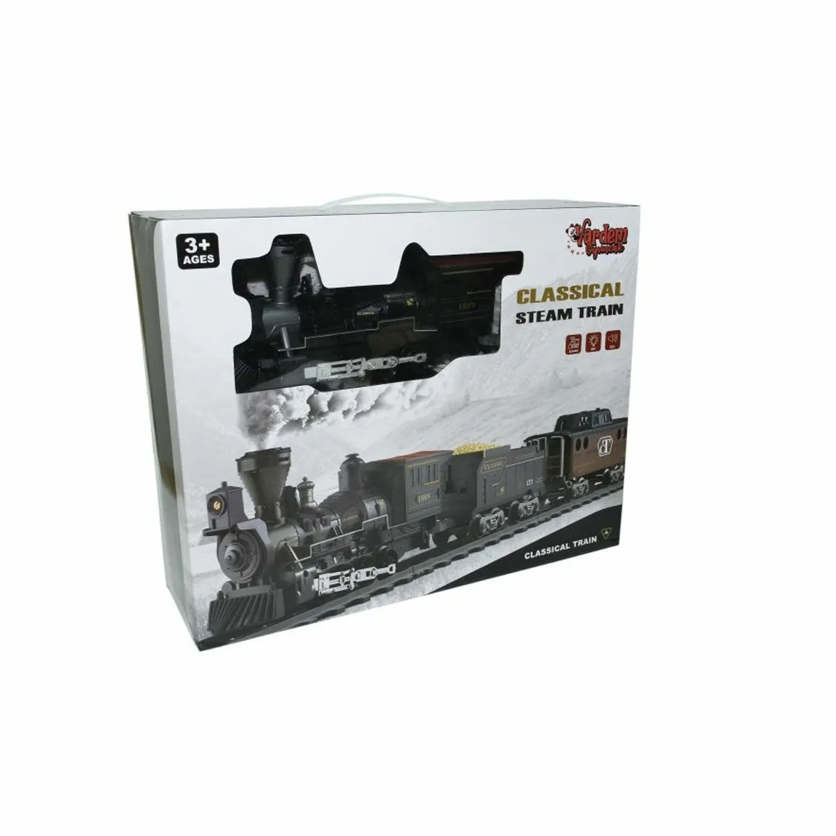 1613A Işıklı ve Sesli Classic Buharlı Tren