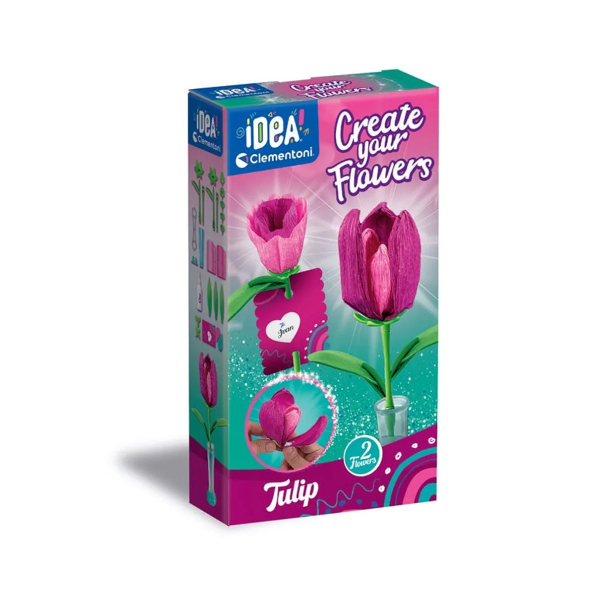 Idea Clemetoni - Çiçek Tasarıım Seti - Lale
