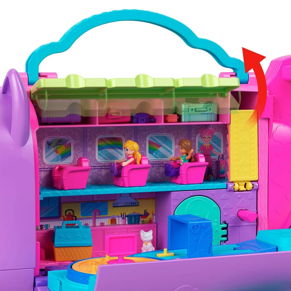Polly Pocket Adventures in Rio Uçak Oyun Seti — görsel 4