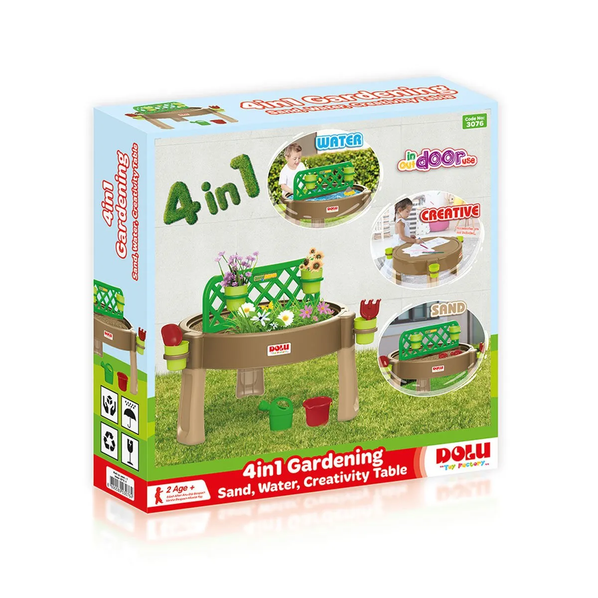 Kum Su Aktivite Masası 4 ü 1 Arada -Dolu