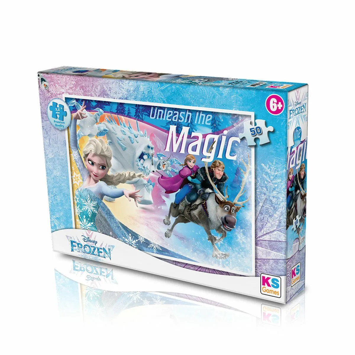 Frozen 50 Parça Çocuk Puzzle -KS Puzzle