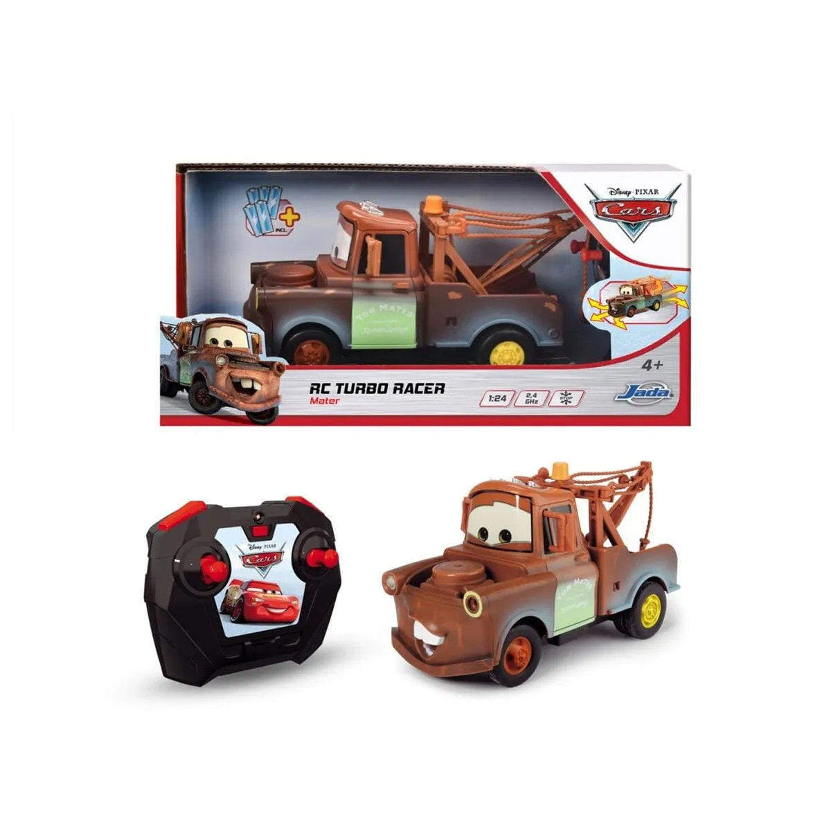 ''RC Cars Turbo Racer Mater
2 channel, 2.4 GHz, turbo function, forwar
