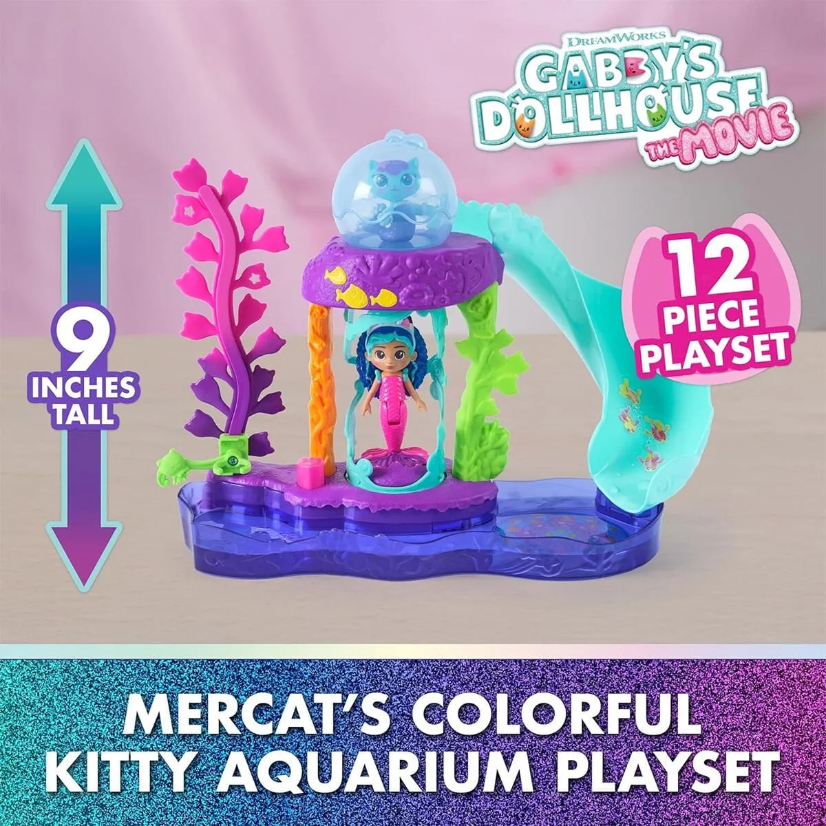 Figür Oyun Set Gabby S Dollhouse Renkli Akvaryum 12PRÇ. — görsel 2