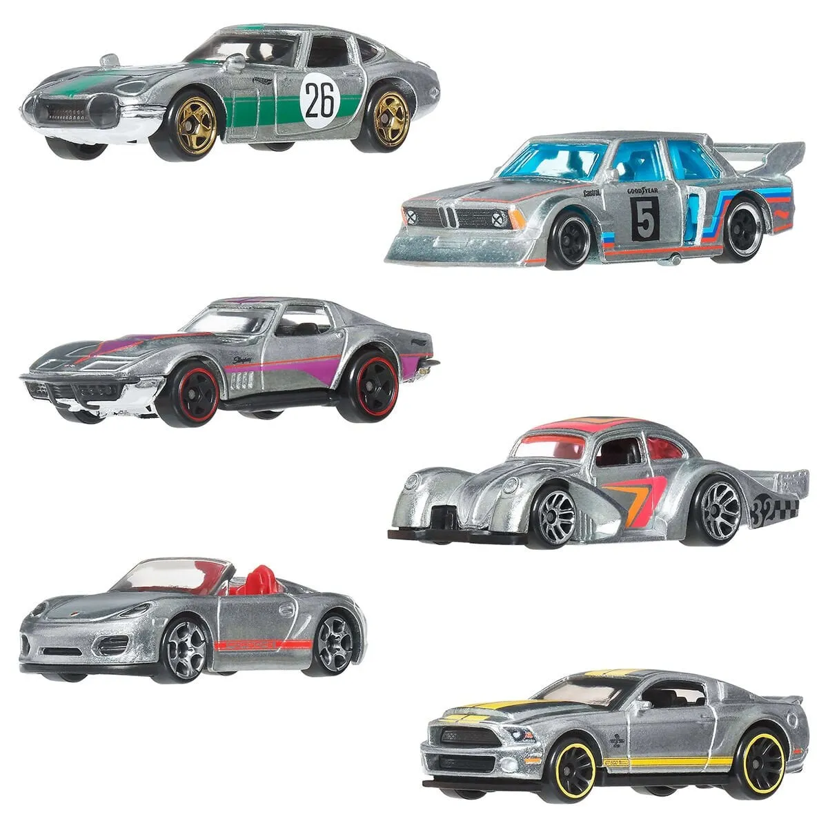 Hot Wheels Zamac Temalı 6lı Araç Paketi 1:64