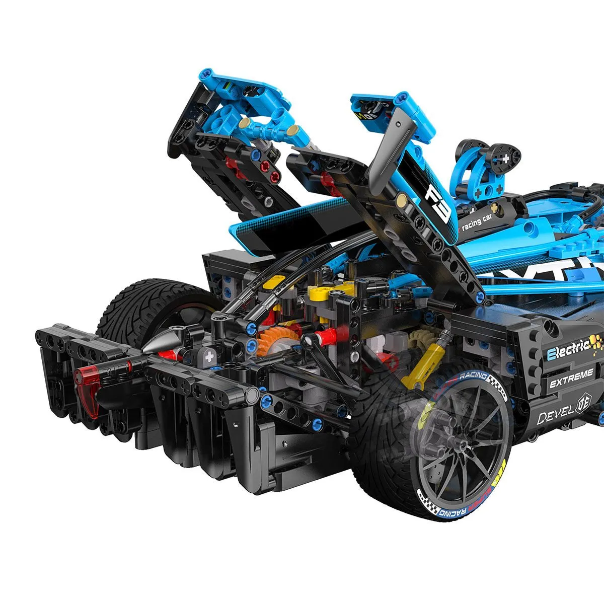 Cada Electric Racing Super Car Blok Seti 1667 Parça — görsel 5