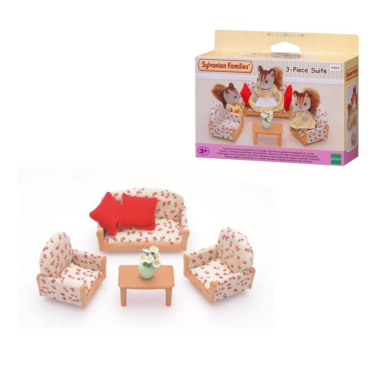 Sylvanian Families, 3 Parça Koltuk Seti , +3 yaş, figürler ayrı satılır.