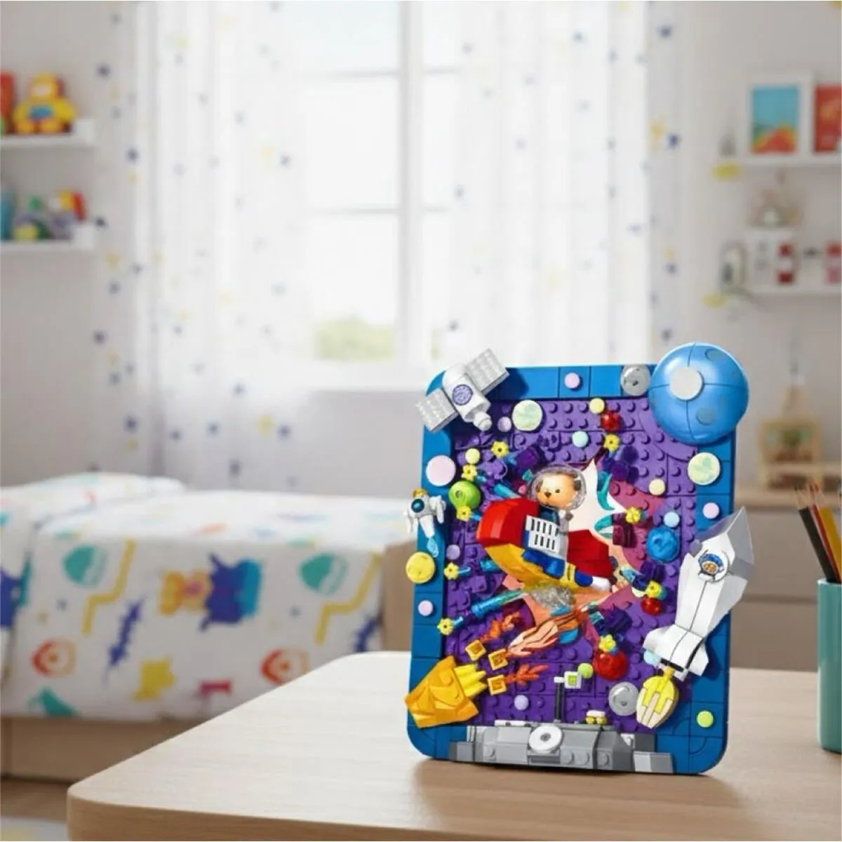 Panlos Teddy Uzay Aracı 368 Parça Block Oyuncak — görsel 3