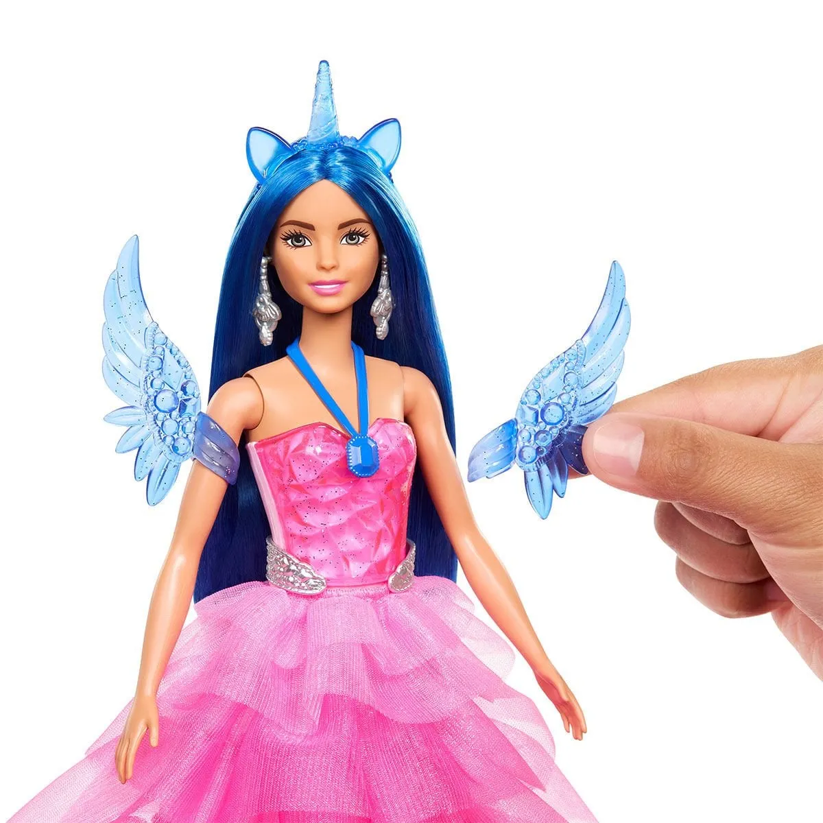 Barbie Mavi Saçlı Prenses Bebek — görsel 6