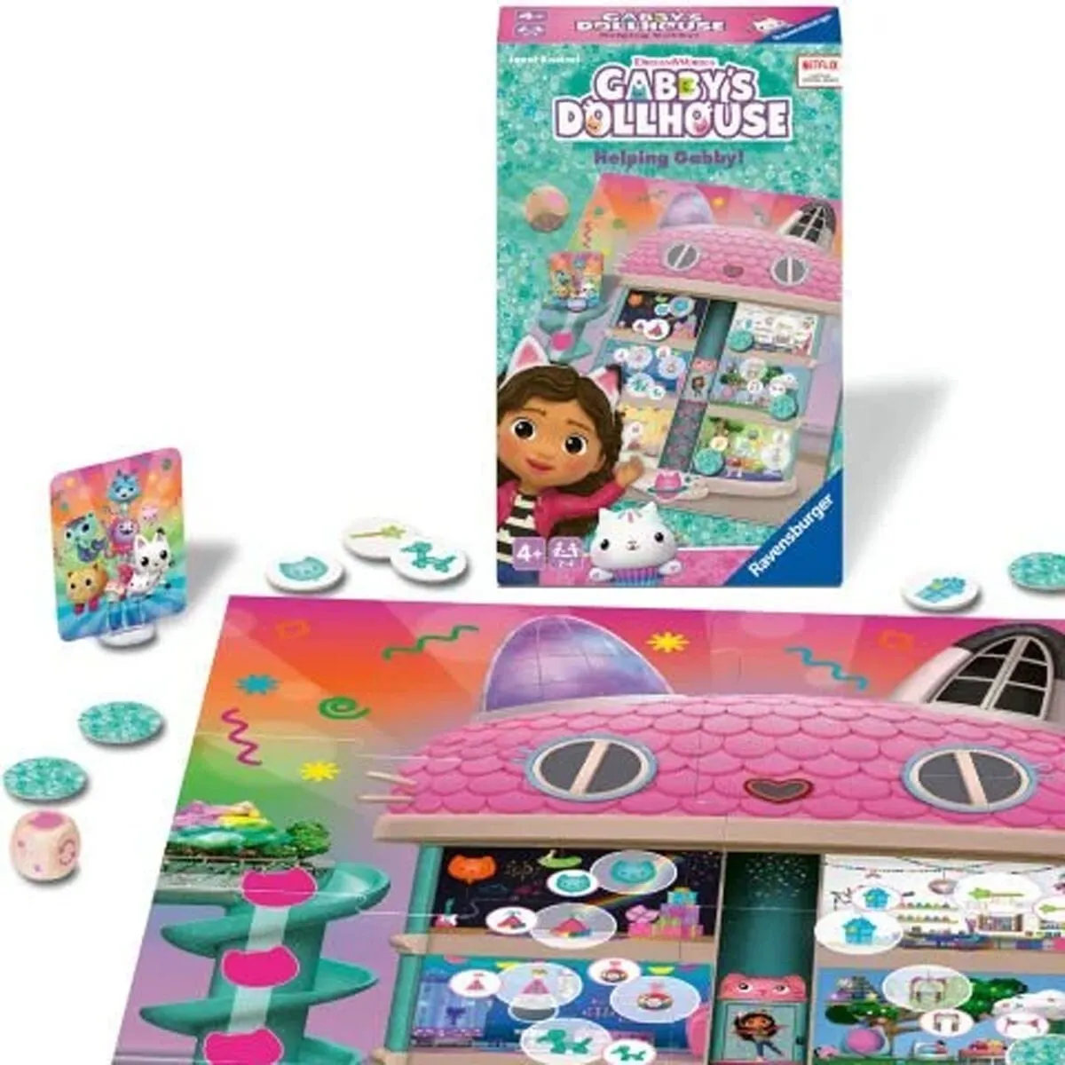 Ravensburger - Gabbys Dollhouse - Seyahat Boy Kutu Oyunu — görsel 2