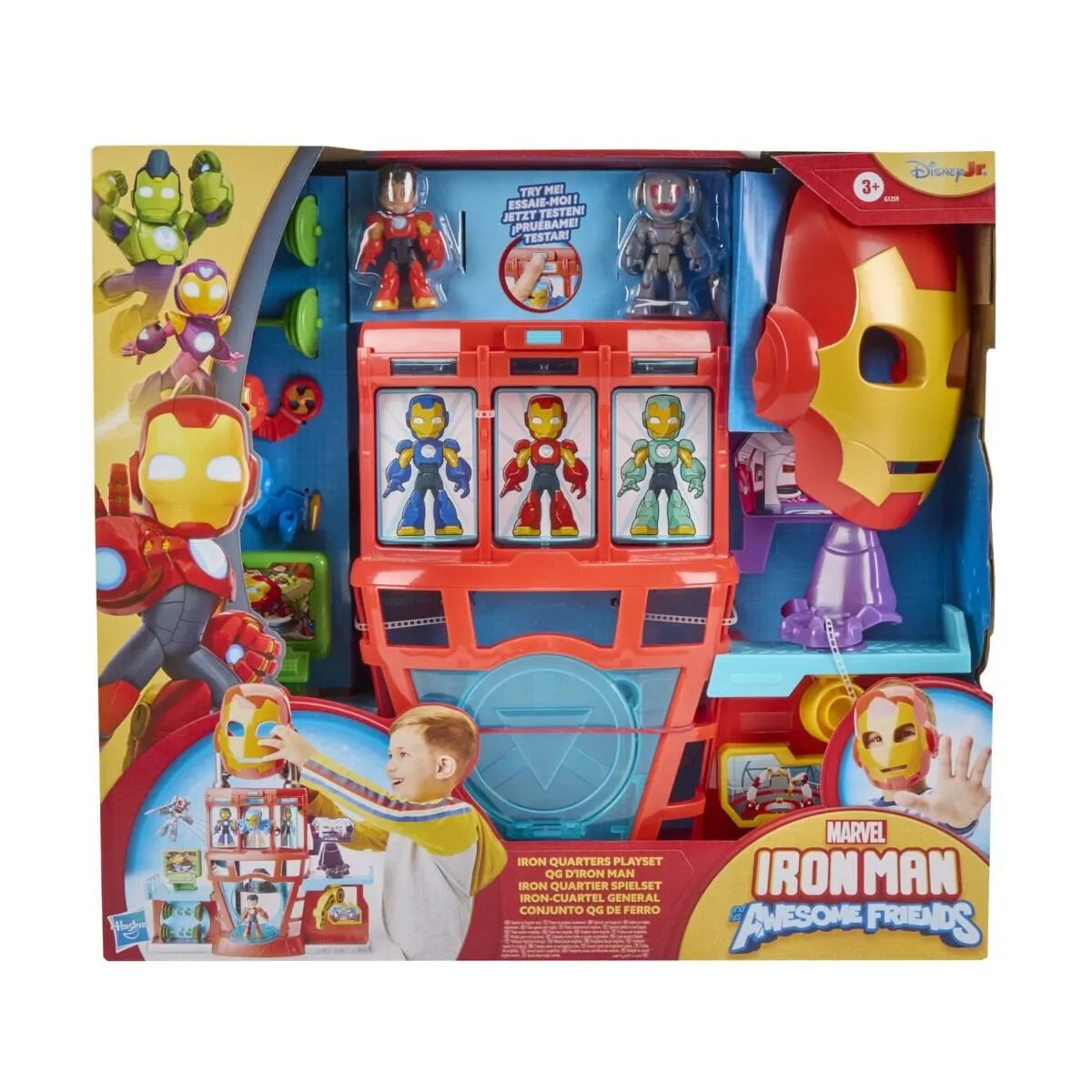 Iron Man and His Awesome Friends Iron Quarters Oyun Seti — görsel 4