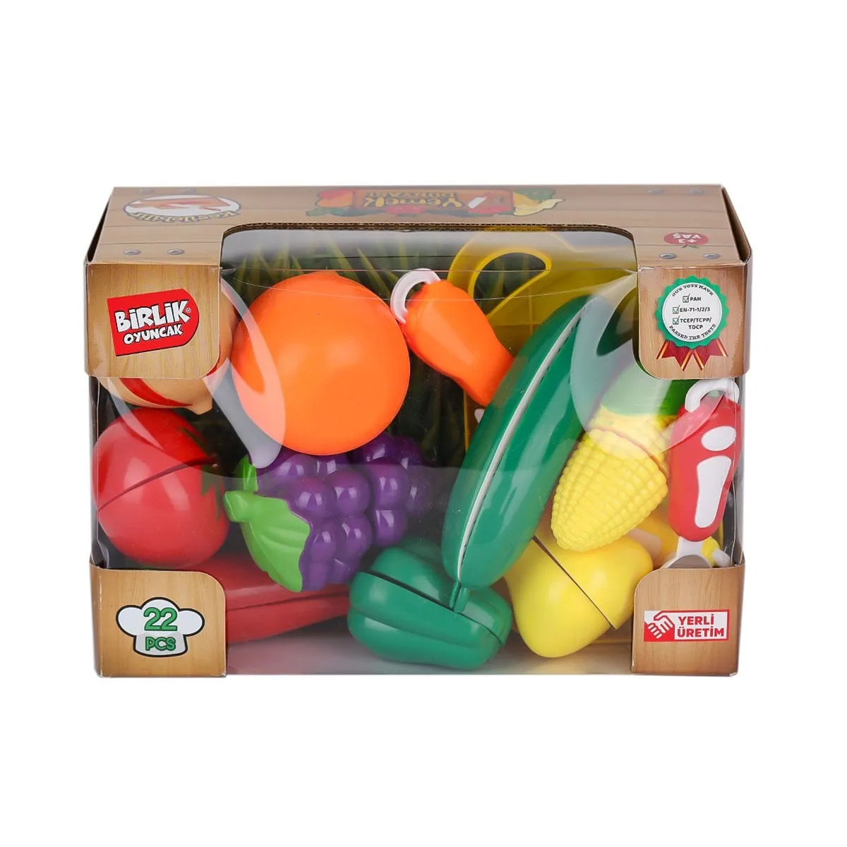 22 Pcs Kesilebilien Sebze Meyveler
