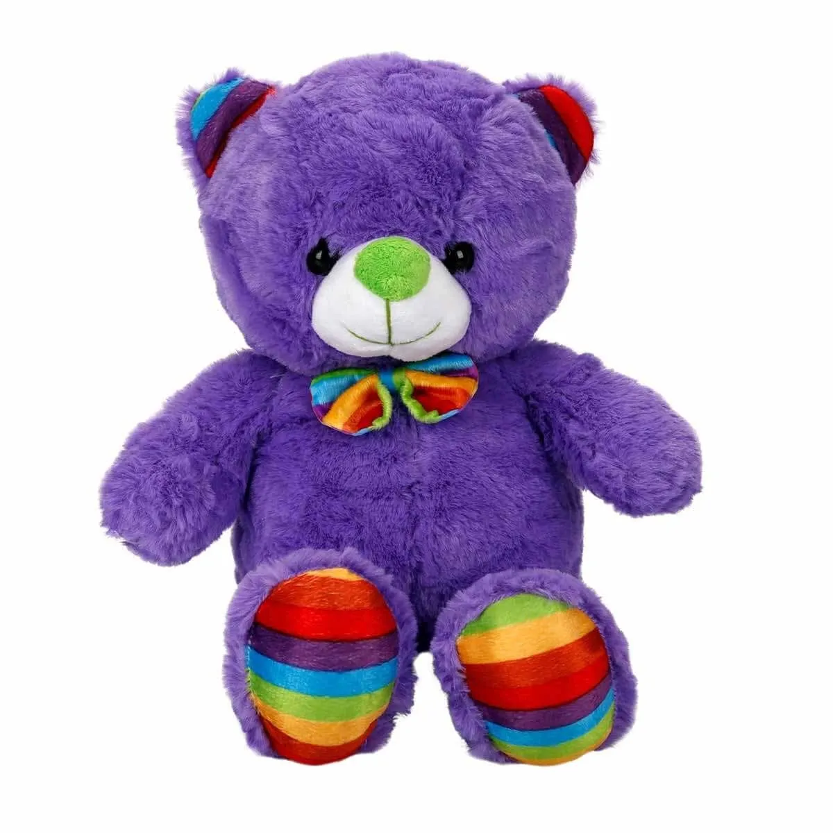Sunman Kurdeleli Renkli Peluş Ayı 30 cm — görsel 5