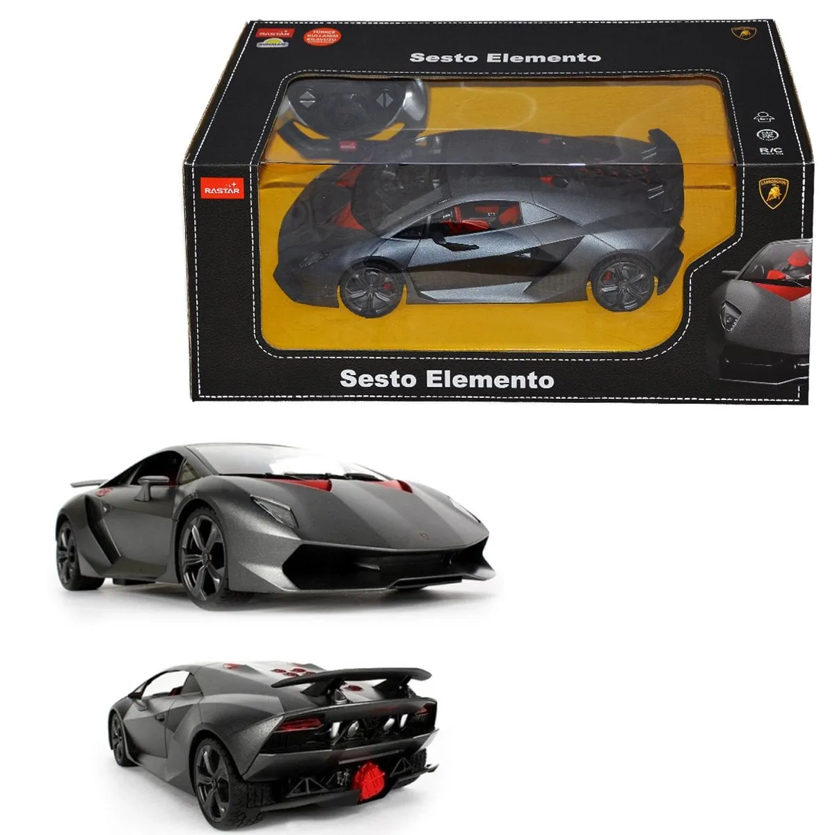 1:14 Lamborghini Sesto Elemento Uzaktan Kumandalı Işıklı Araba