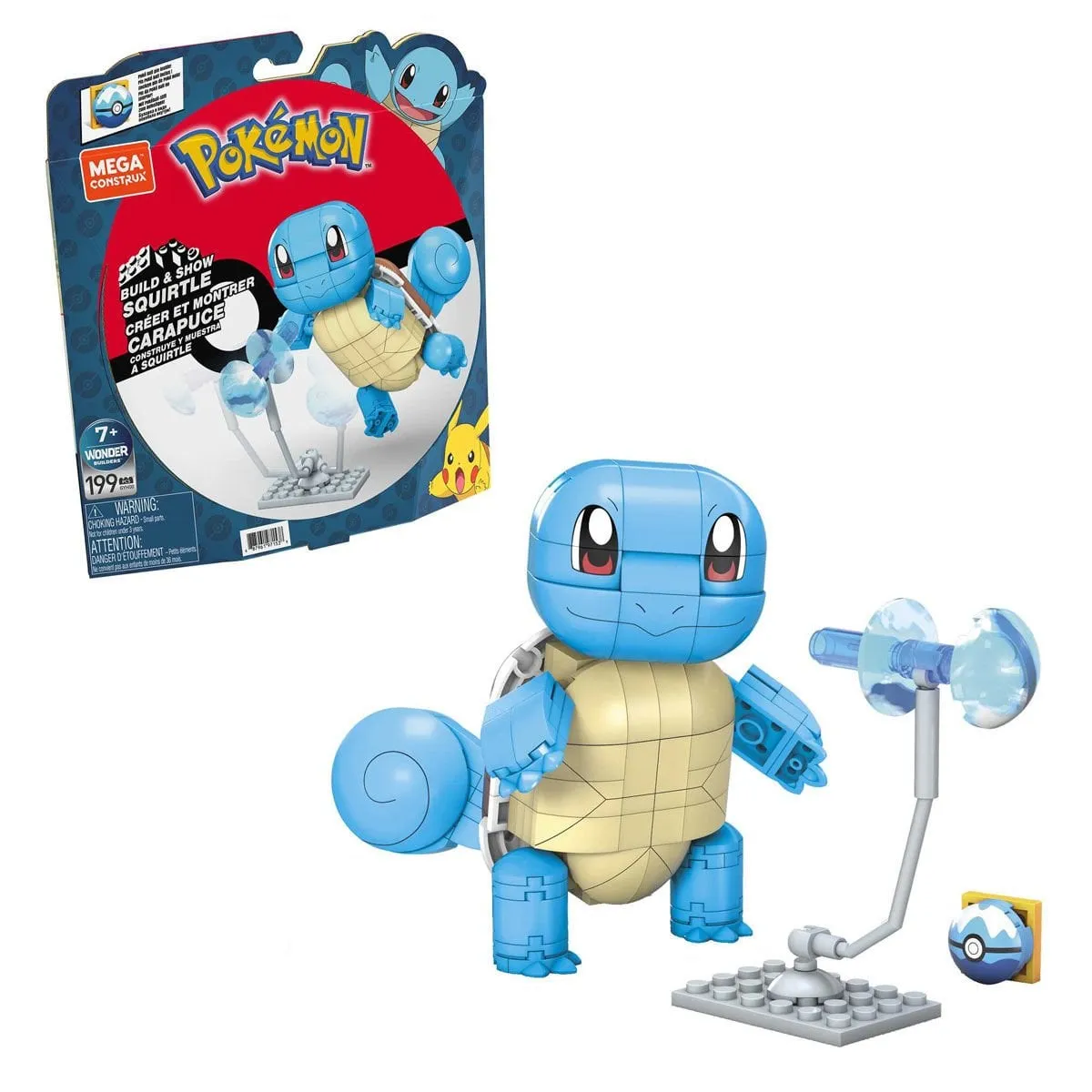 MEGA™ Pokémon™ Squirtle - Yap ve Oyna Figürler 199 parça +7 yaş — görsel 2