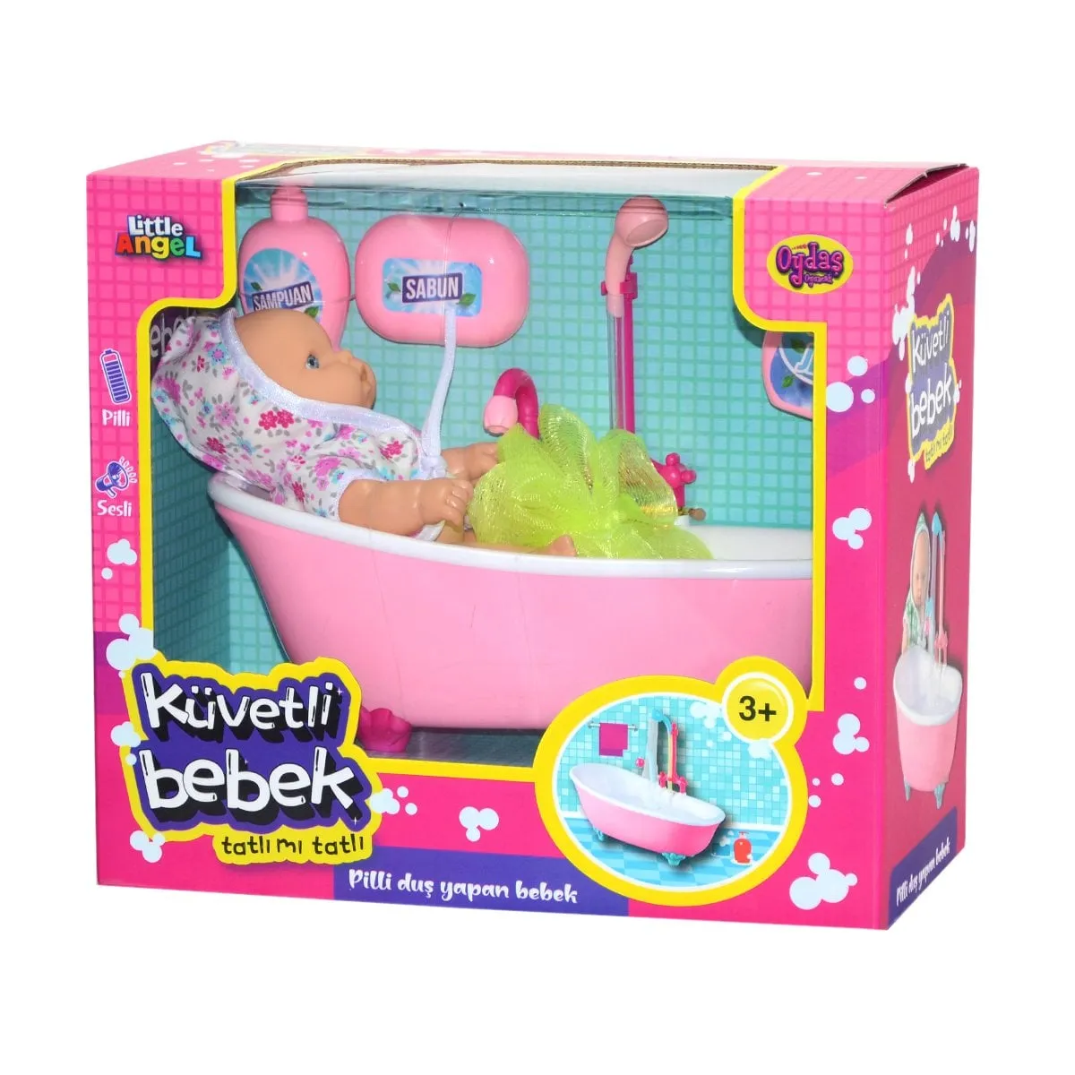 Oydaş, Pilli Küvette Duş Yapan Bebek