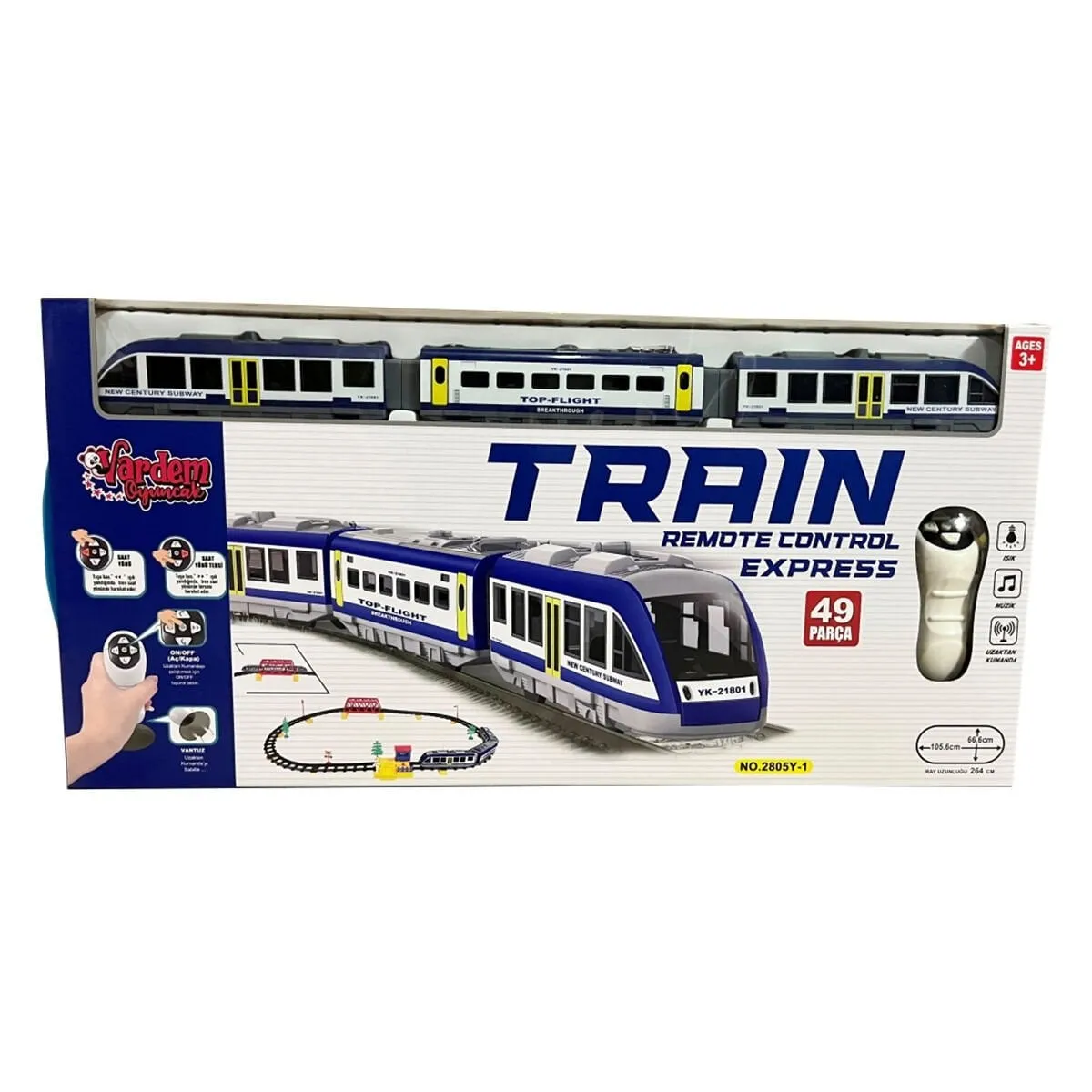 LE-2805Y-1 Kumandalı 49 Pcs Işıklı 264 Cm