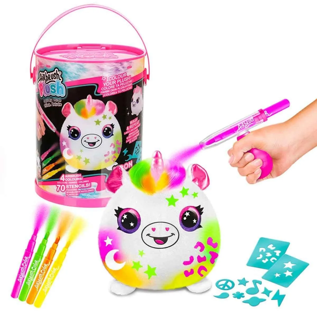 Sunman Airbrush Peluş Boyama Seti — görsel 2