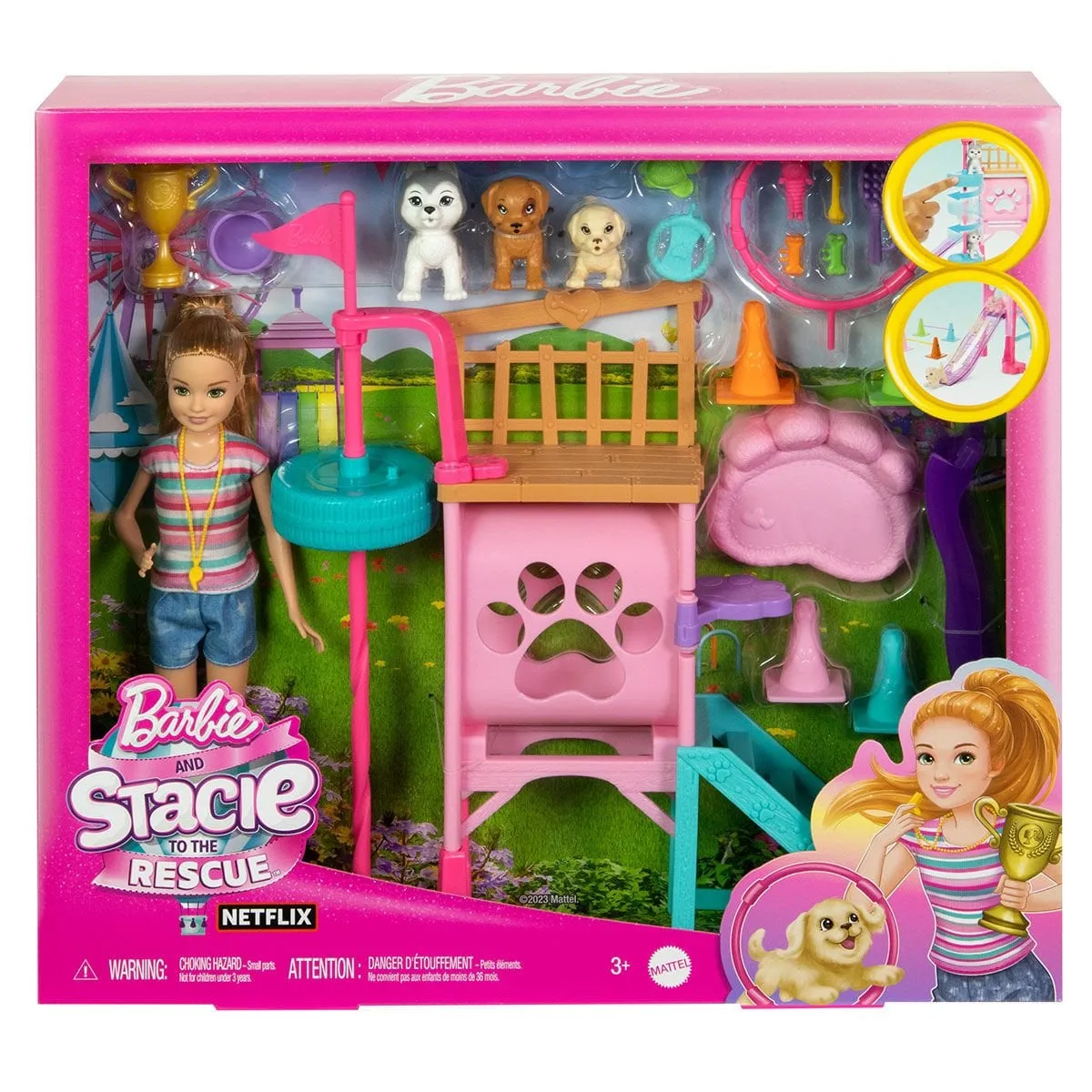 Stacienin Köpekçik Oyun Parkı - Barbie and Stacie To The Rescue