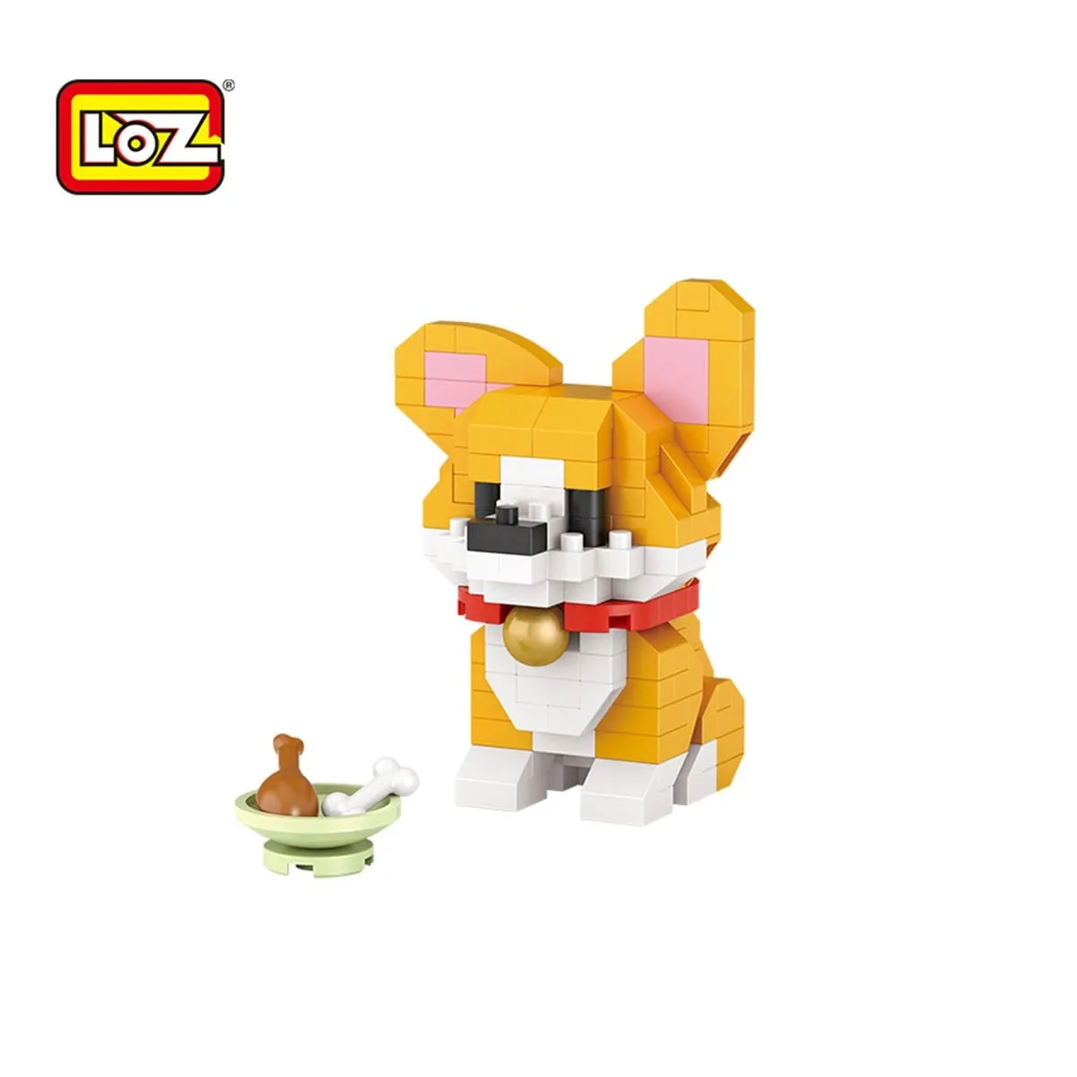 LOZ Köpek Blok Seti Mini 160 Parça — görsel 2
